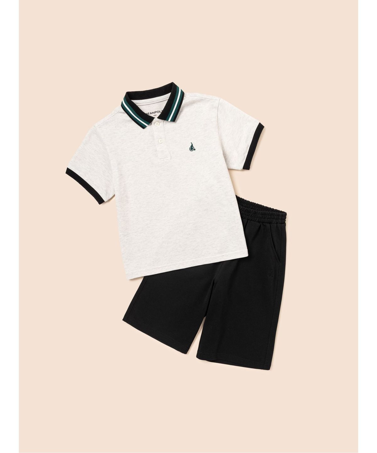 빈폴 키즈(BEANPOLE KIDS) 썸머 스쿨 피케 카라 상하세트  베이지 (BI6742U04A)