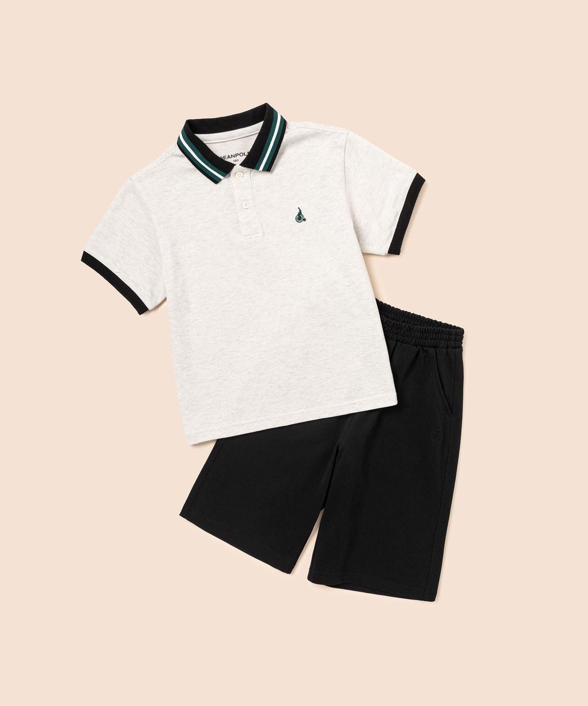 빈폴 키즈(BEANPOLE KIDS) 썸머 스쿨 피케 카라 상하세트  베이지 (BI6742U04A)