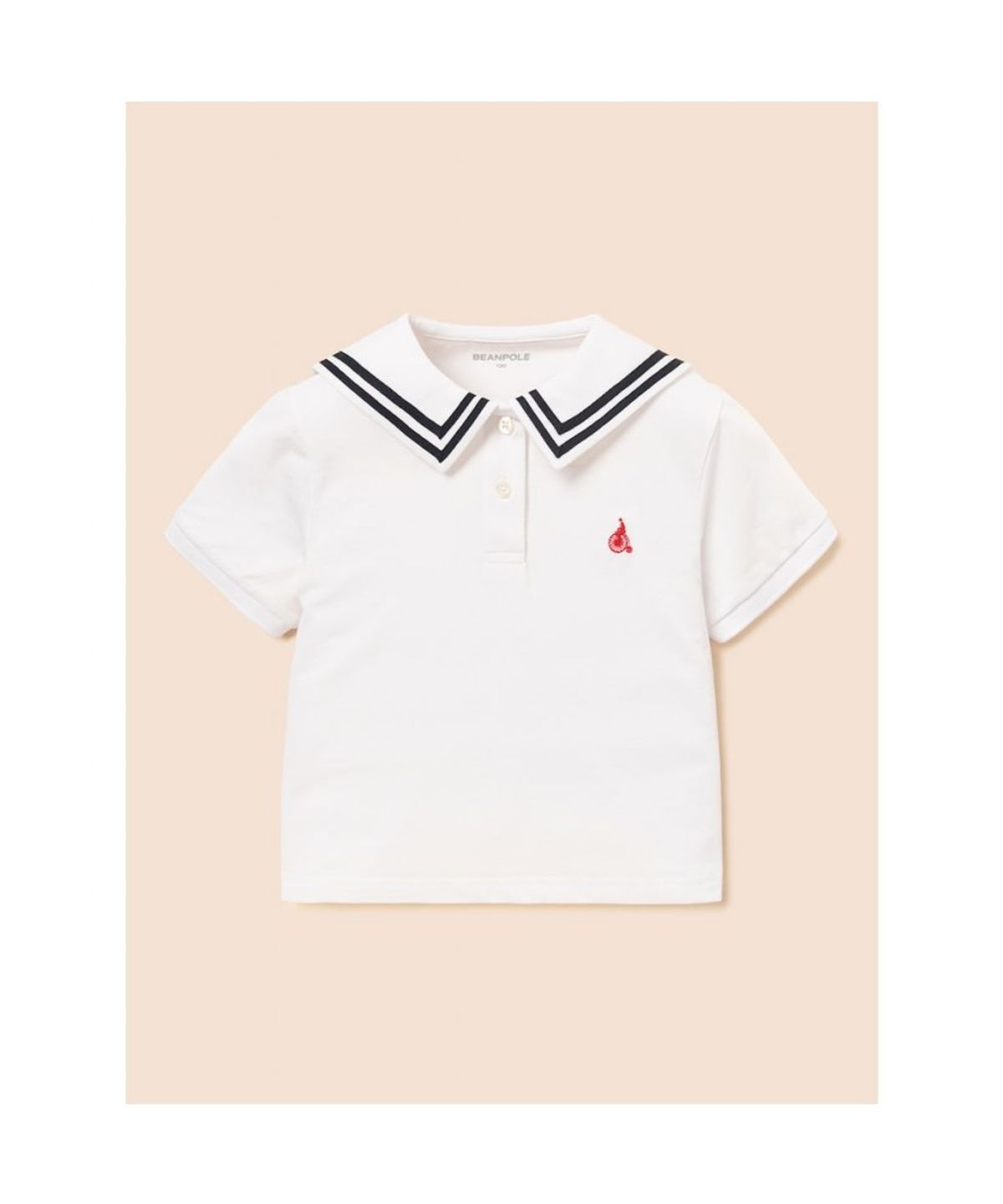 빈폴 키즈(BEANPOLE KIDS) 클래식 피케 상하 세트  아이보리 (BI6742G010)