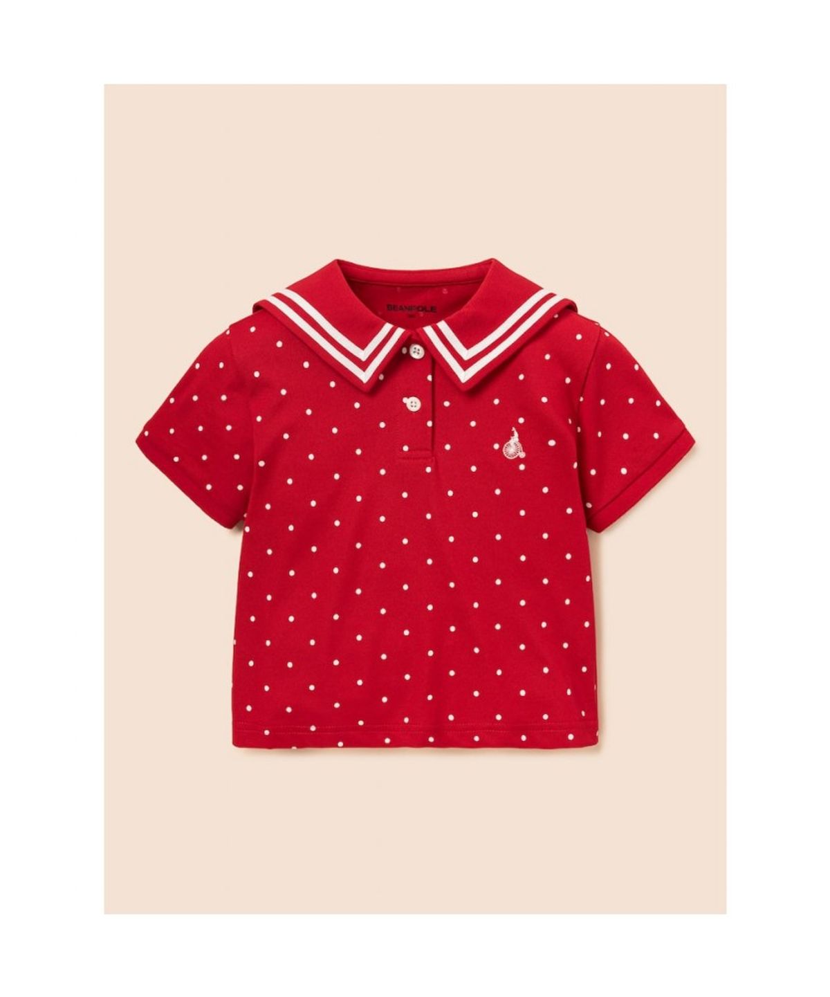 빈폴 키즈(BEANPOLE KIDS) 클래식 피케 상하 세트  레드 (BI6742G016)