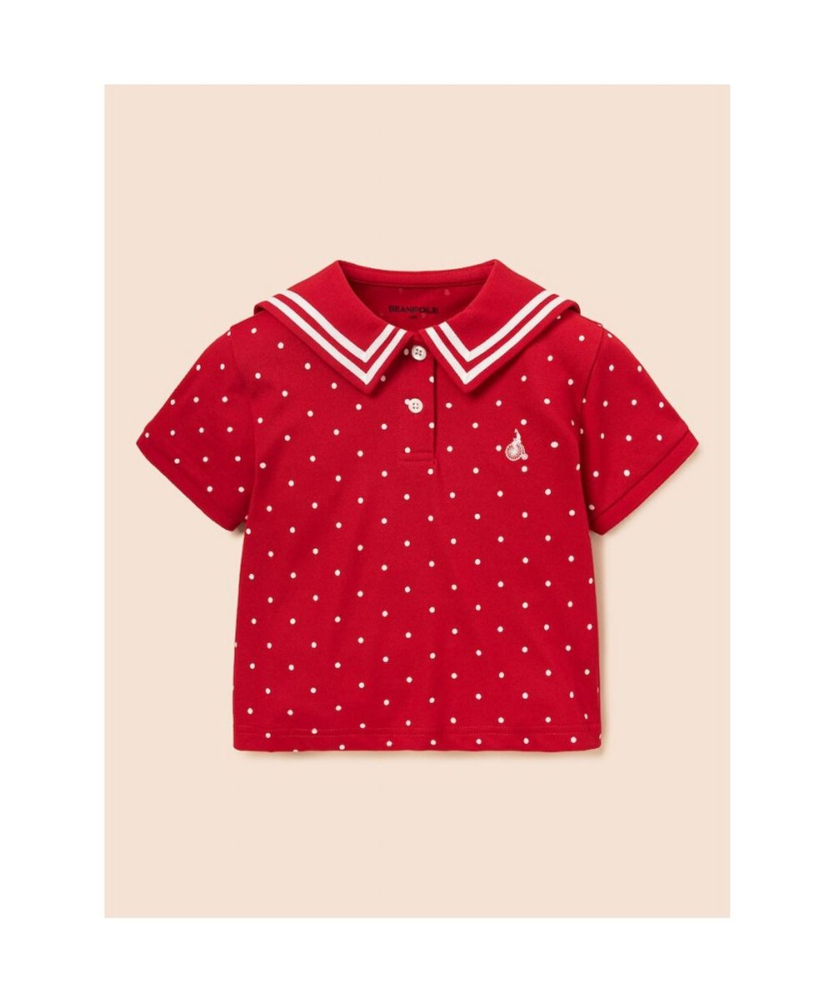 빈폴 키즈(BEANPOLE KIDS) 클래식 피케 상하 세트  레드 (BI6742G016)