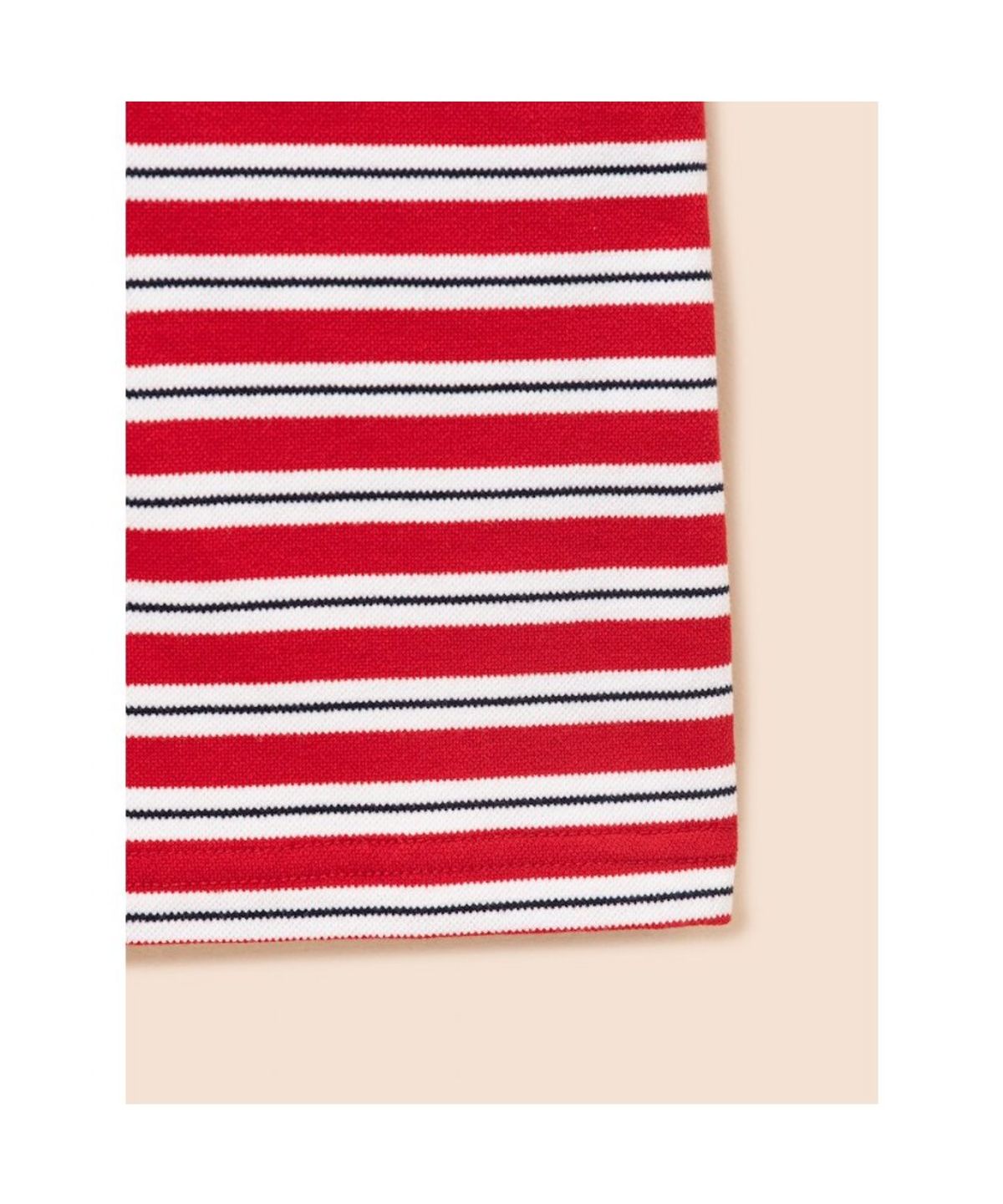 빈폴 키즈(BEANPOLE KIDS) 여름 스트라이프 루즈핏 티셔츠  레드 (BI6742U066)