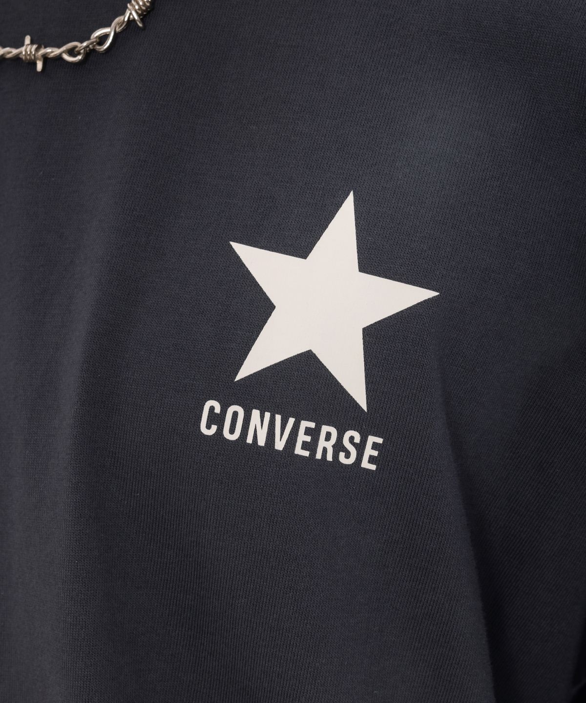 컨버스(CONVERSE) 그래픽 롱슬리브 티셔츠 다크 매터 UCK060-GDA