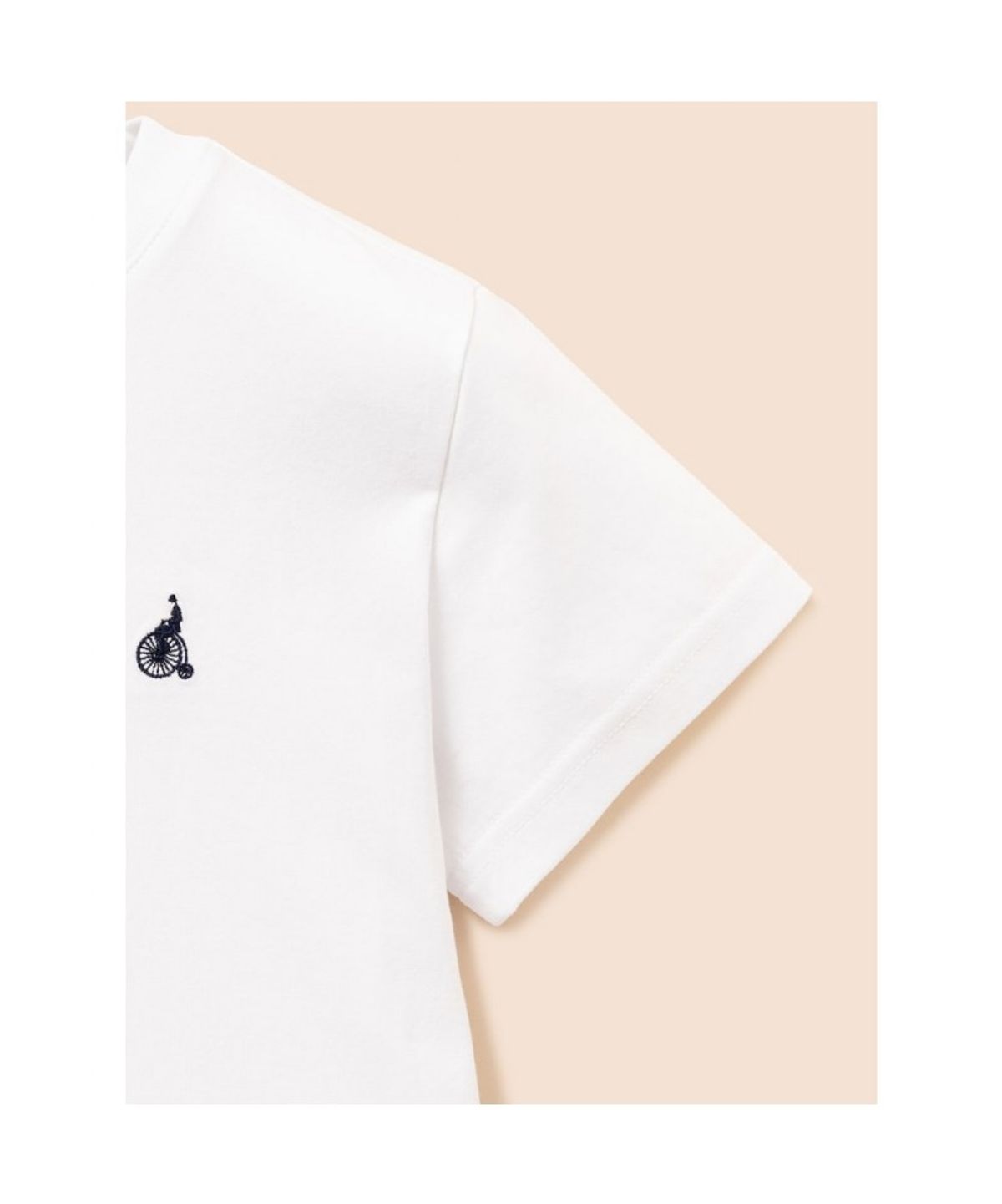 빈폴 키즈(BEANPOLE KIDS) [Essential] 수피마 베이직 반소매 티셔츠  화이트 (BI6742UE10)