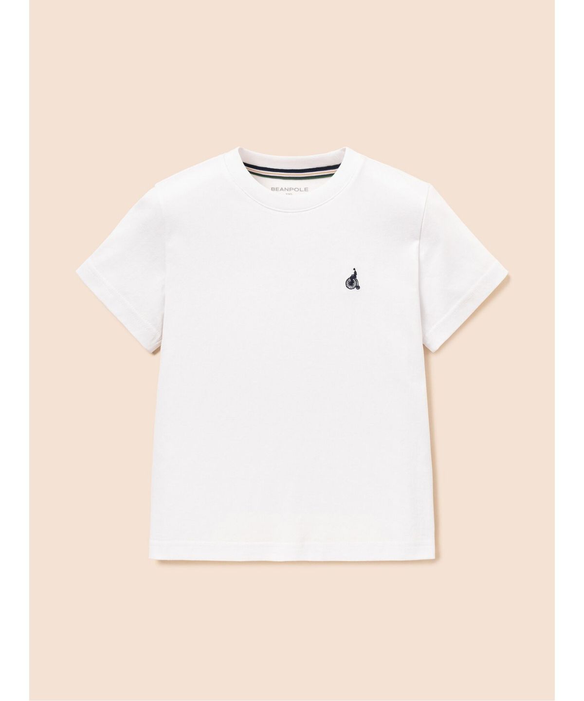 빈폴 키즈(BEANPOLE KIDS) [Essential] 수피마 베이직 반소매 티셔츠  화이트 (BI6742UE10)