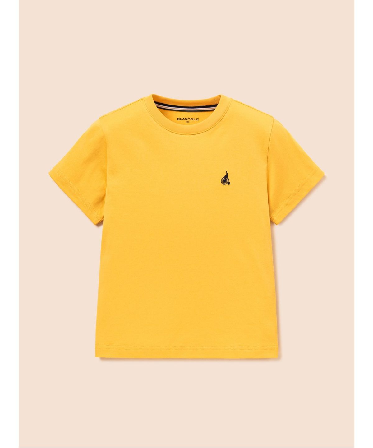 빈폴 키즈(BEANPOLE KIDS) [Essential] 수피마 베이직 반소매 티셔츠  옐로우 (BI6742UE1E)