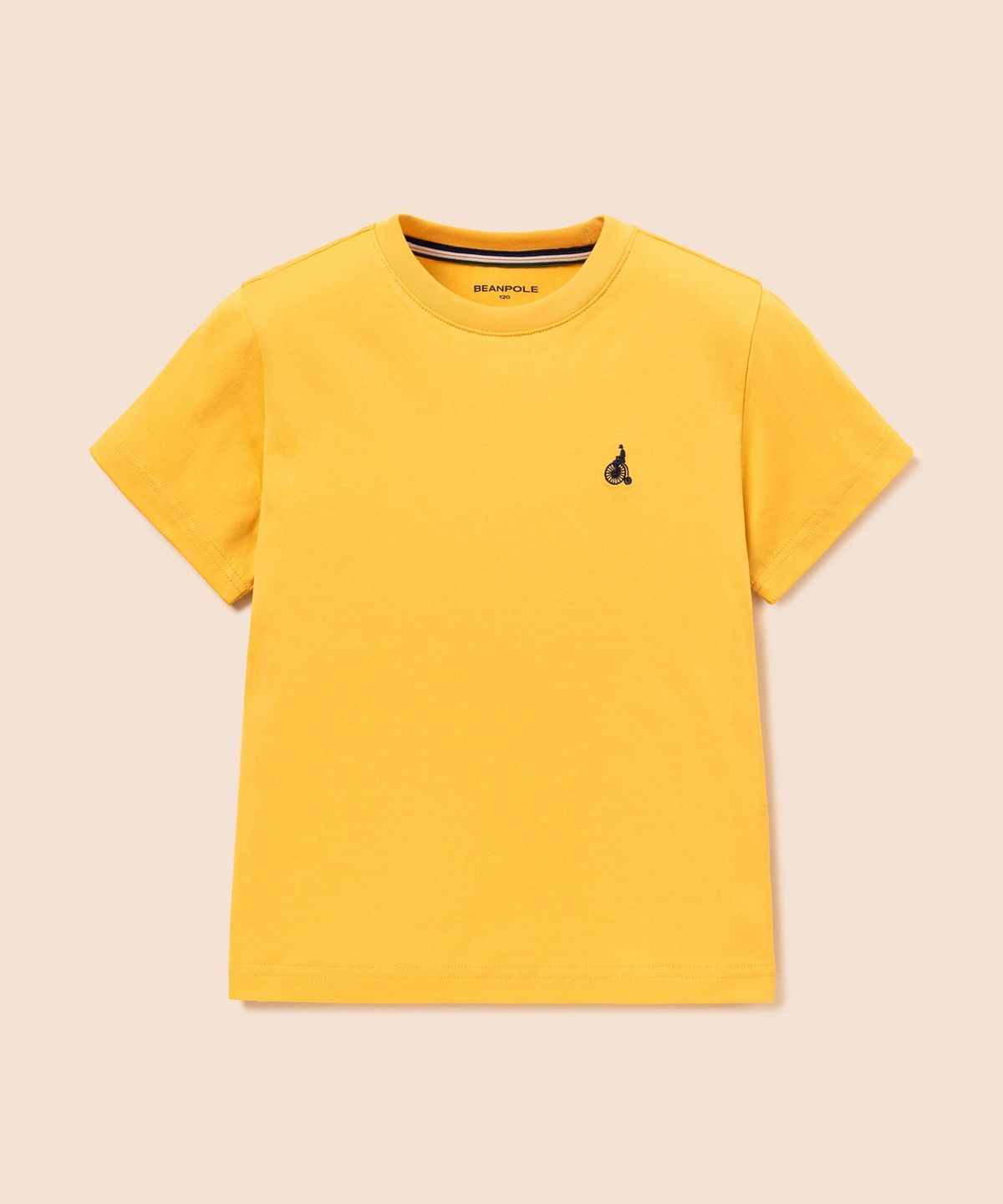 빈폴 키즈(BEANPOLE KIDS) [Essential] 수피마 베이직 반소매 티셔츠  옐로우 (BI6742UE1E)