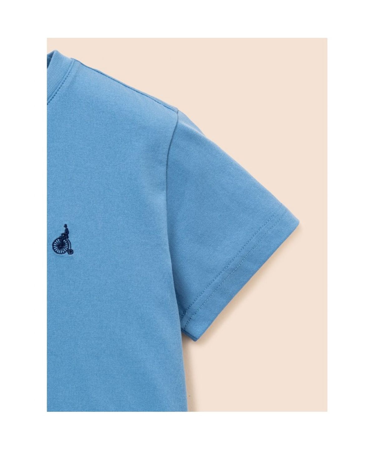 빈폴 키즈(BEANPOLE KIDS) [Essential] 수피마 베이직 반소매 티셔츠  스카이 블루 (BI6742UE1Q)