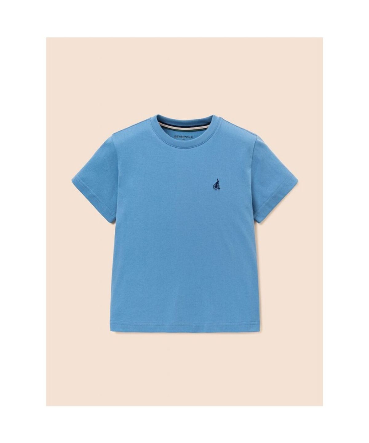 빈폴 키즈(BEANPOLE KIDS) [Essential] 수피마 베이직 반소매 티셔츠  스카이 블루 (BI6742UE1Q)