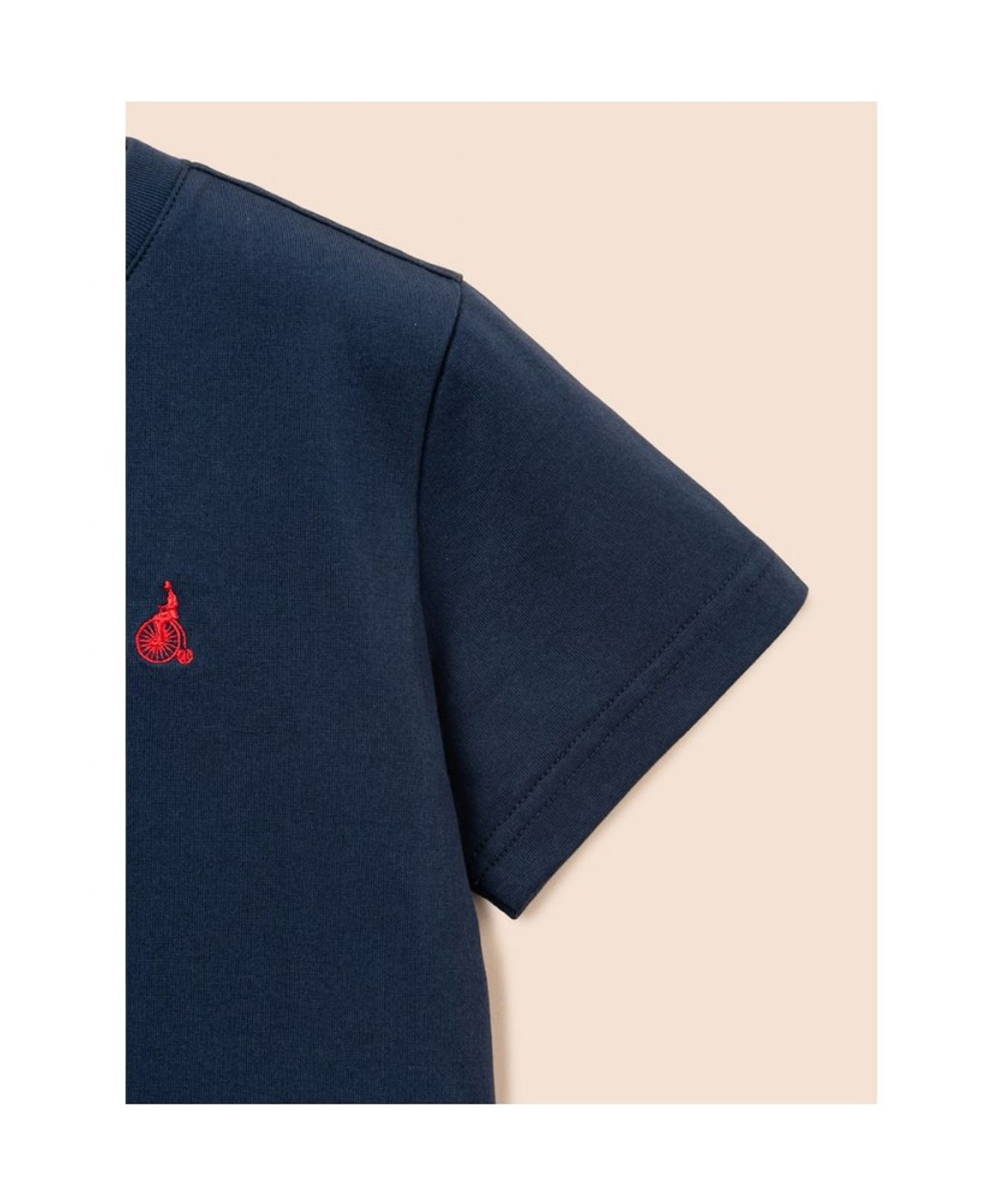 빈폴 키즈(BEANPOLE KIDS) [Essential] 수피마 베이직 반소매 티셔츠  네이비 (BI6742UE1R)