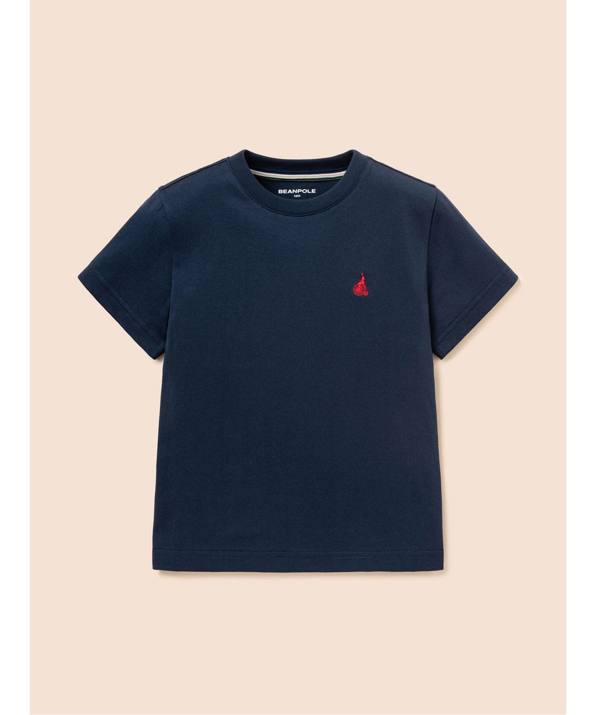빈폴 키즈(BEANPOLE KIDS) [Essential] 수피마 베이직 반소매 티셔츠  네이비 (BI6742UE1R)