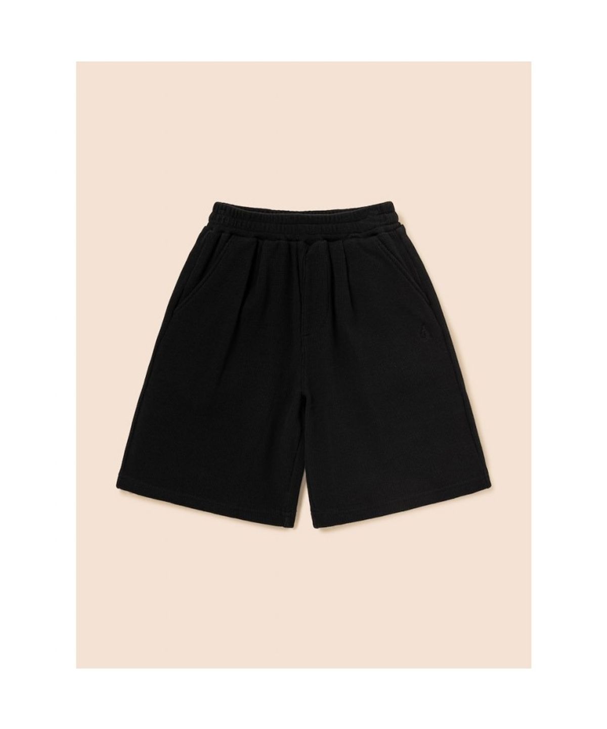 빈폴 키즈(BEANPOLE KIDS) 와플 스트라이프 반소매 상하세트  블랙 (BI6742U015)