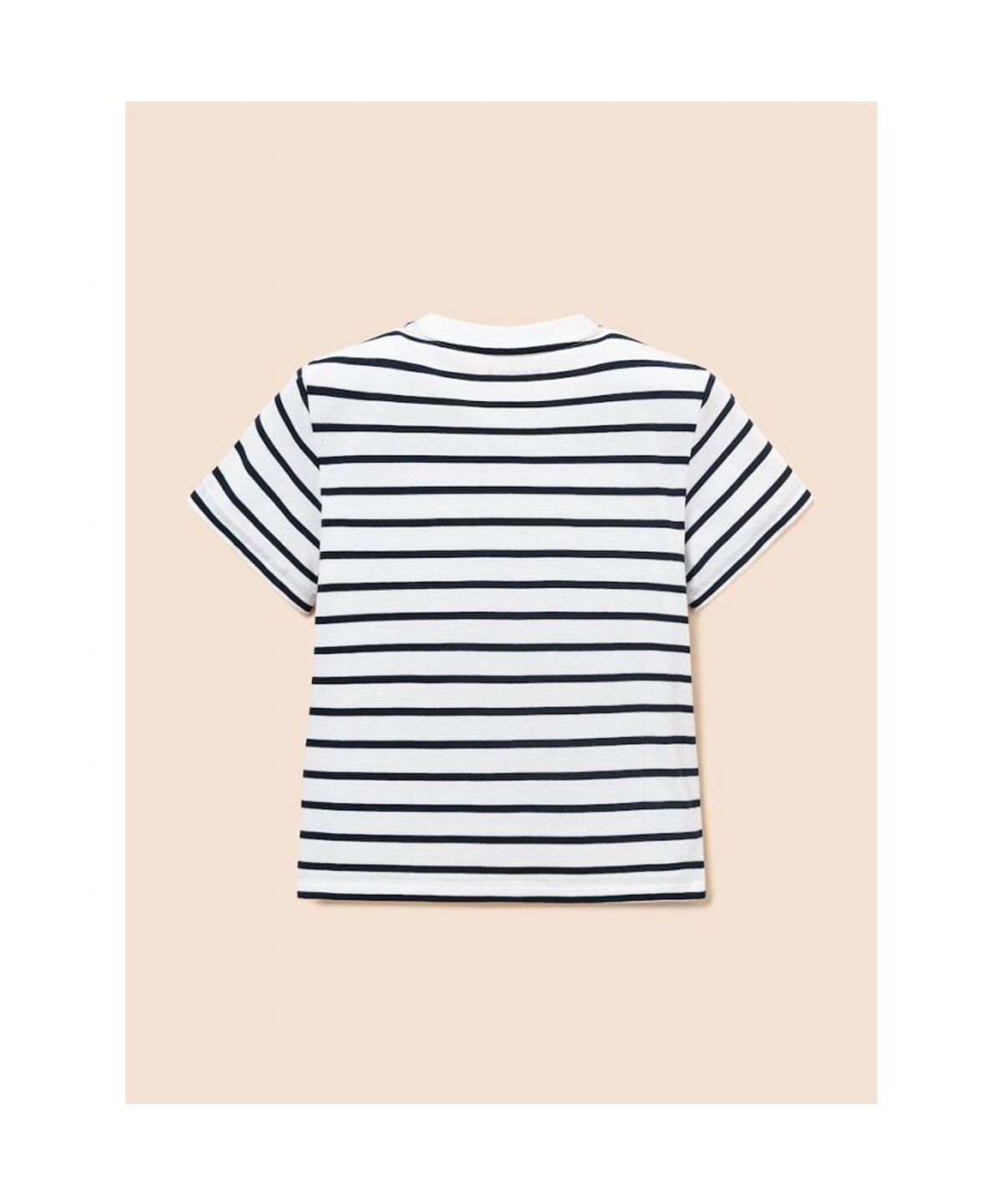빈폴 키즈(BEANPOLE KIDS) [Essential] 스트라이프 반소매 티셔츠  아이보리 (BI6742UE20)