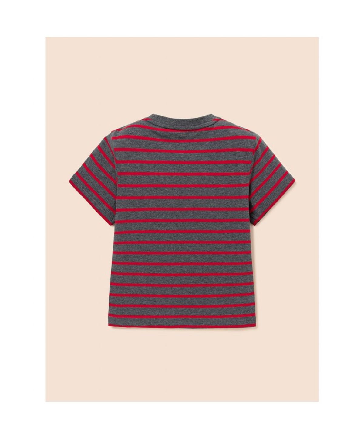 빈폴 키즈(BEANPOLE KIDS) [Essential] 스트라이프 반소매 티셔츠  그레이 (BI6742UE24)