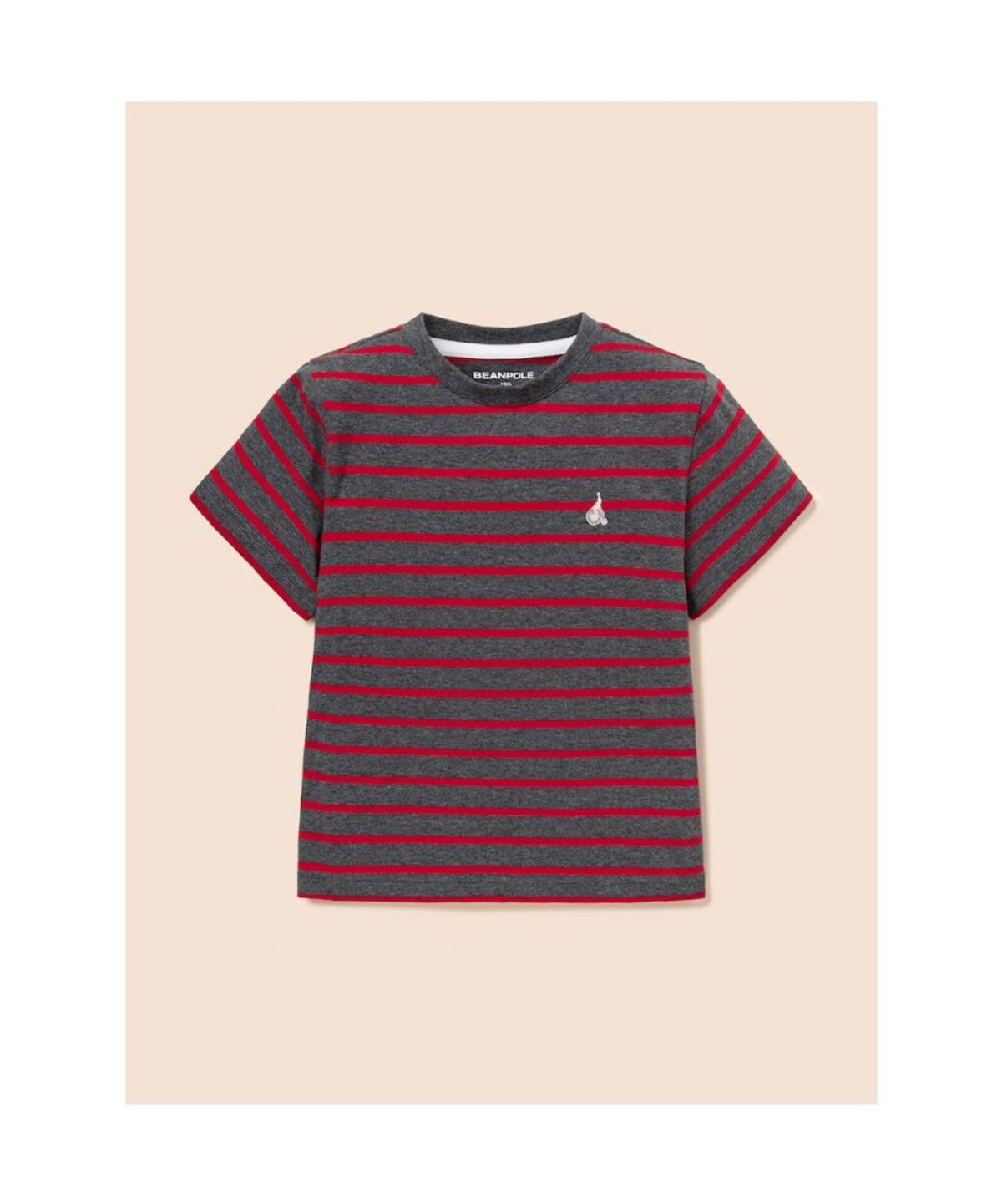 빈폴 키즈(BEANPOLE KIDS) [Essential] 스트라이프 반소매 티셔츠  그레이 (BI6742UE24)