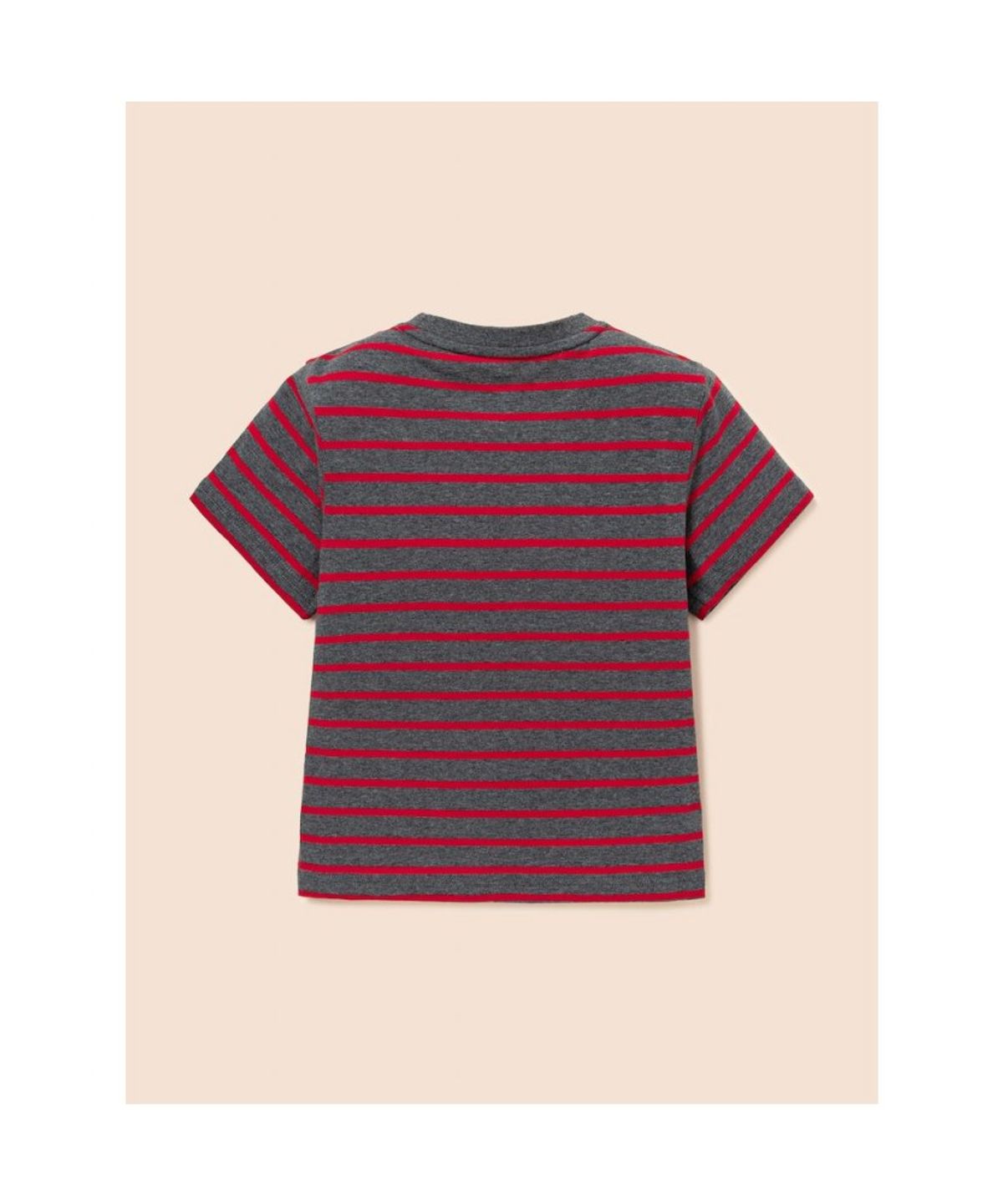 빈폴 키즈(BEANPOLE KIDS) [Essential] 스트라이프 반소매 티셔츠  그레이 (BI6742UE24)