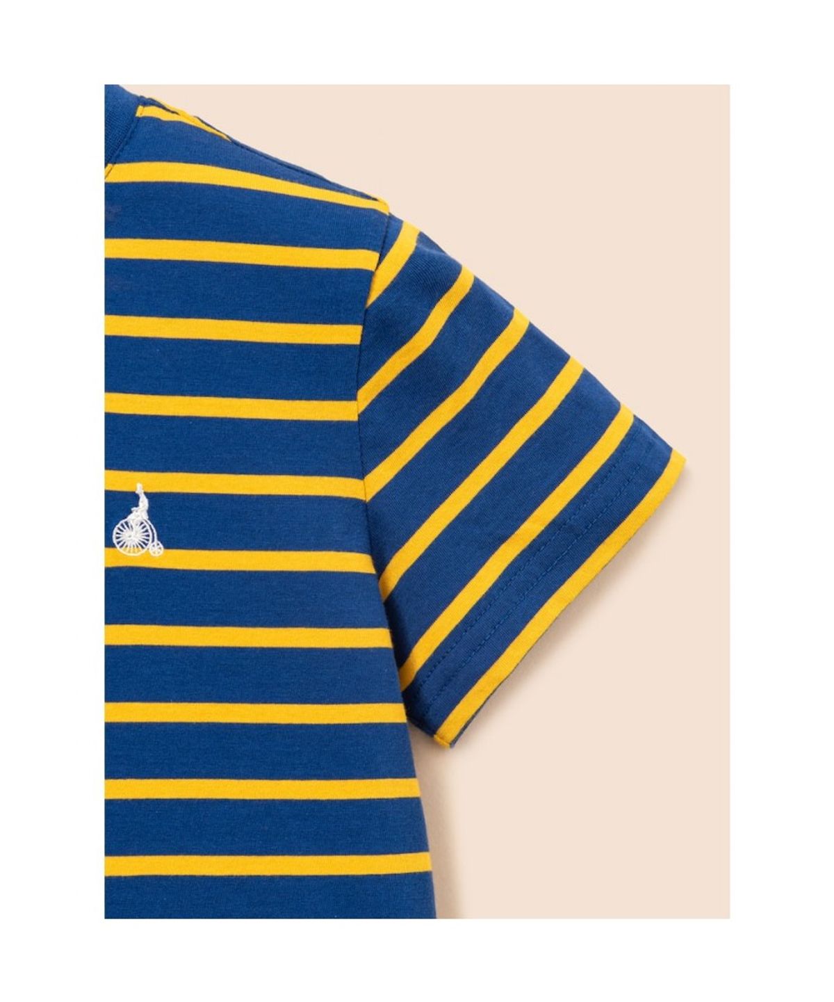 빈폴 키즈(BEANPOLE KIDS) [Essential] 스트라이프 반소매 티셔츠  블루 (BI6742UE2N)