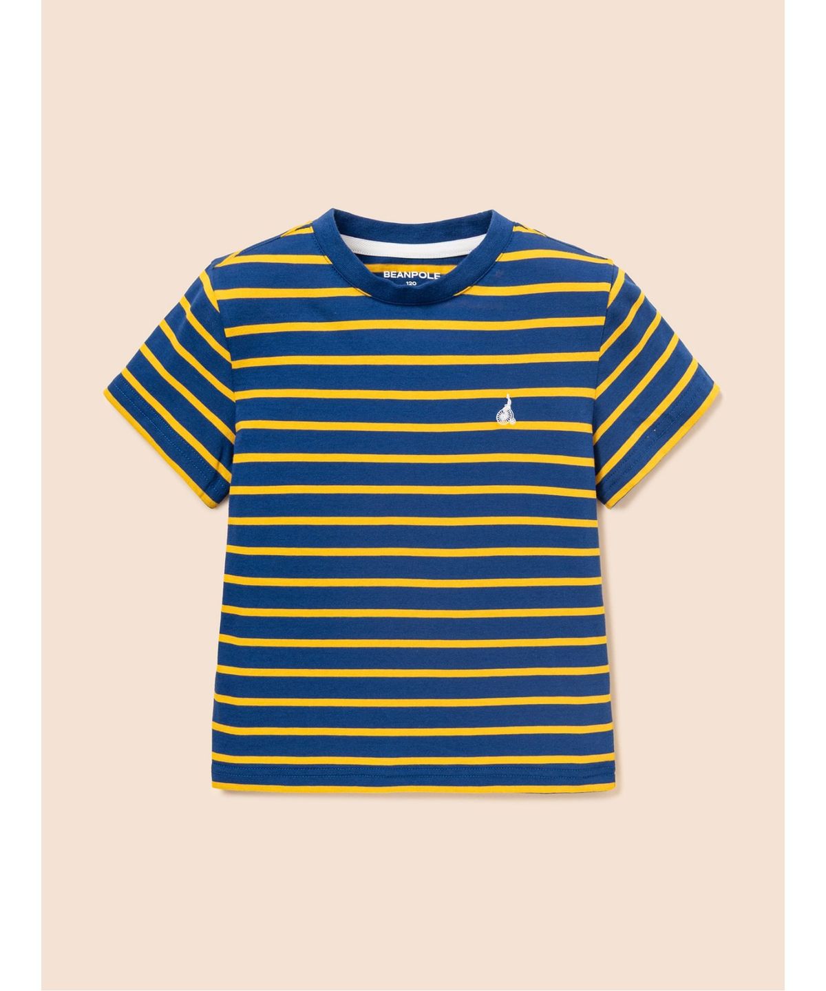 빈폴 키즈(BEANPOLE KIDS) [Essential] 스트라이프 반소매 티셔츠  블루 (BI6742UE2N)