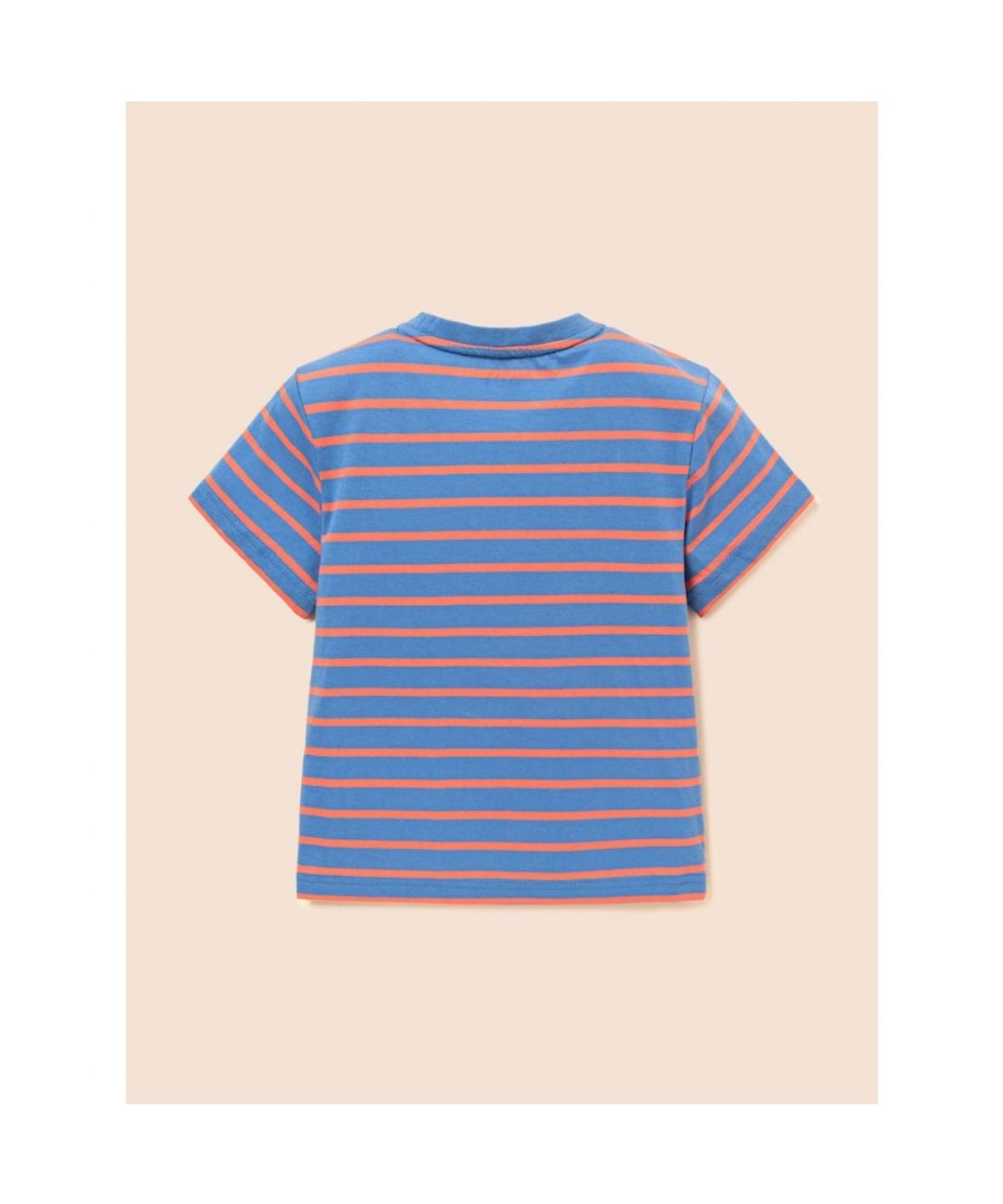 빈폴 키즈(BEANPOLE KIDS) [Essential] 스트라이프 반소매 티셔츠  스카이 블루 (BI6742UE2Q)