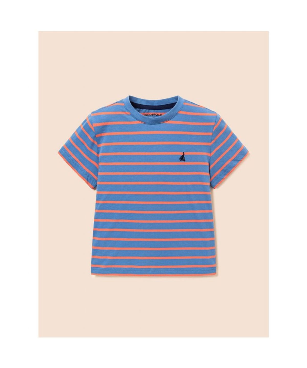빈폴 키즈(BEANPOLE KIDS) [Essential] 스트라이프 반소매 티셔츠  스카이 블루 (BI6742UE2Q)