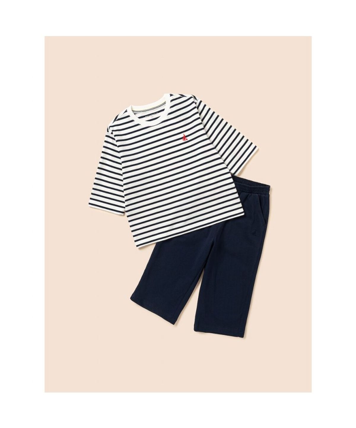 빈폴 키즈(BEANPOLE KIDS) 7부 스트라이프 상하세트 (BI6741U01R)