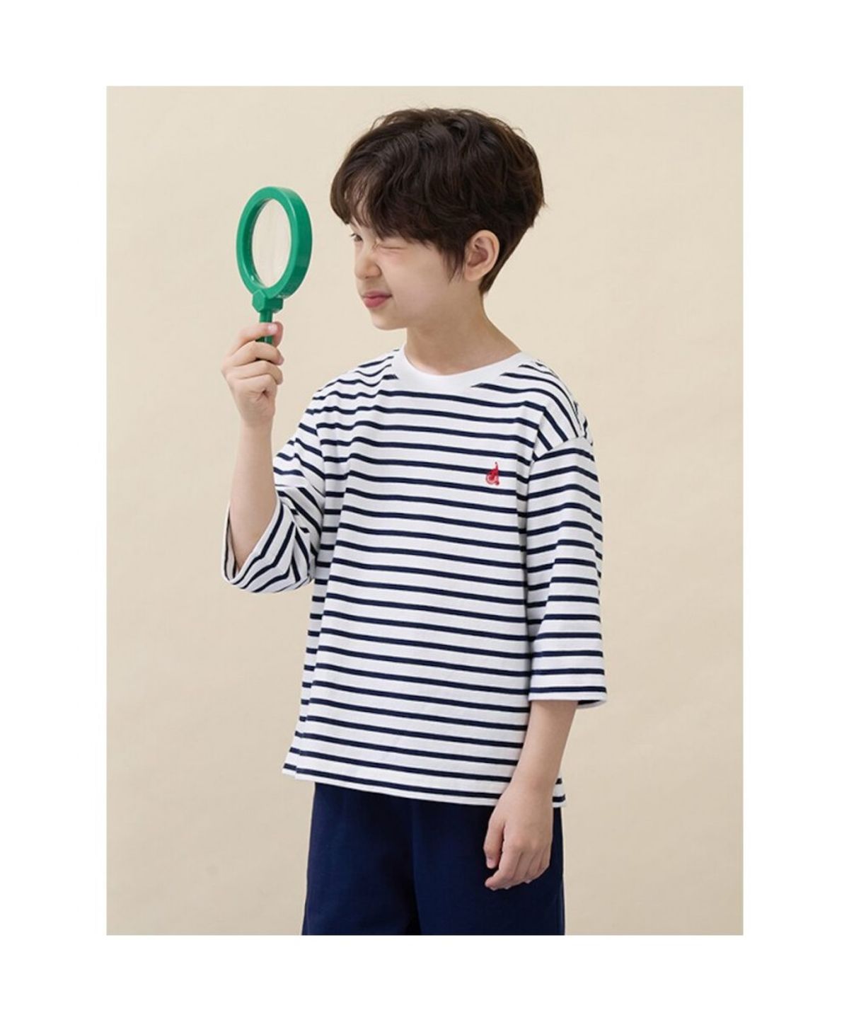 빈폴 키즈(BEANPOLE KIDS) 7부 스트라이프 상하세트 (BI6741U01R)