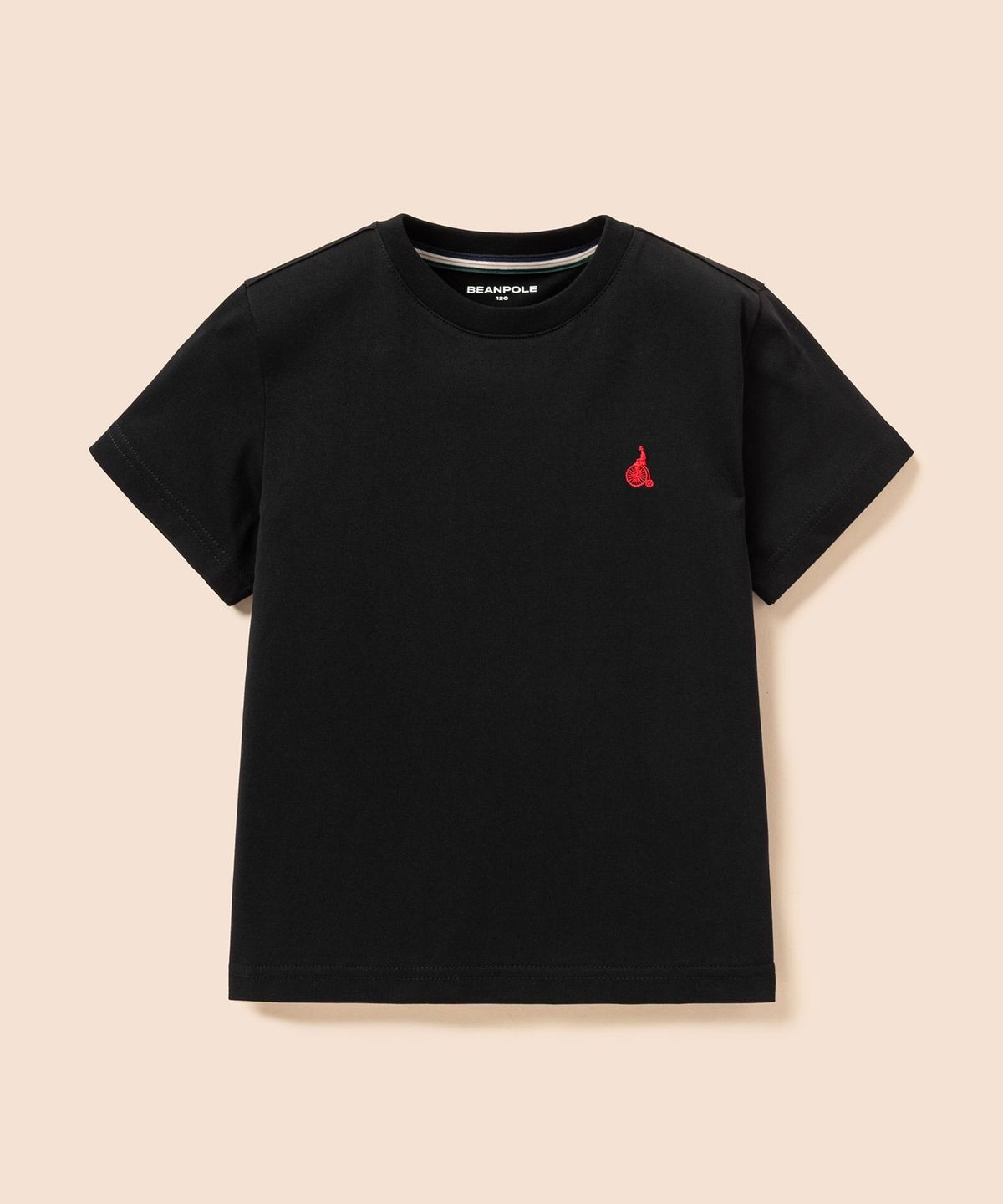 빈폴 키즈(BEANPOLE KIDS) [Essential] 수피마 베이직 반소매 티셔츠  블랙 (BI6742UE15)