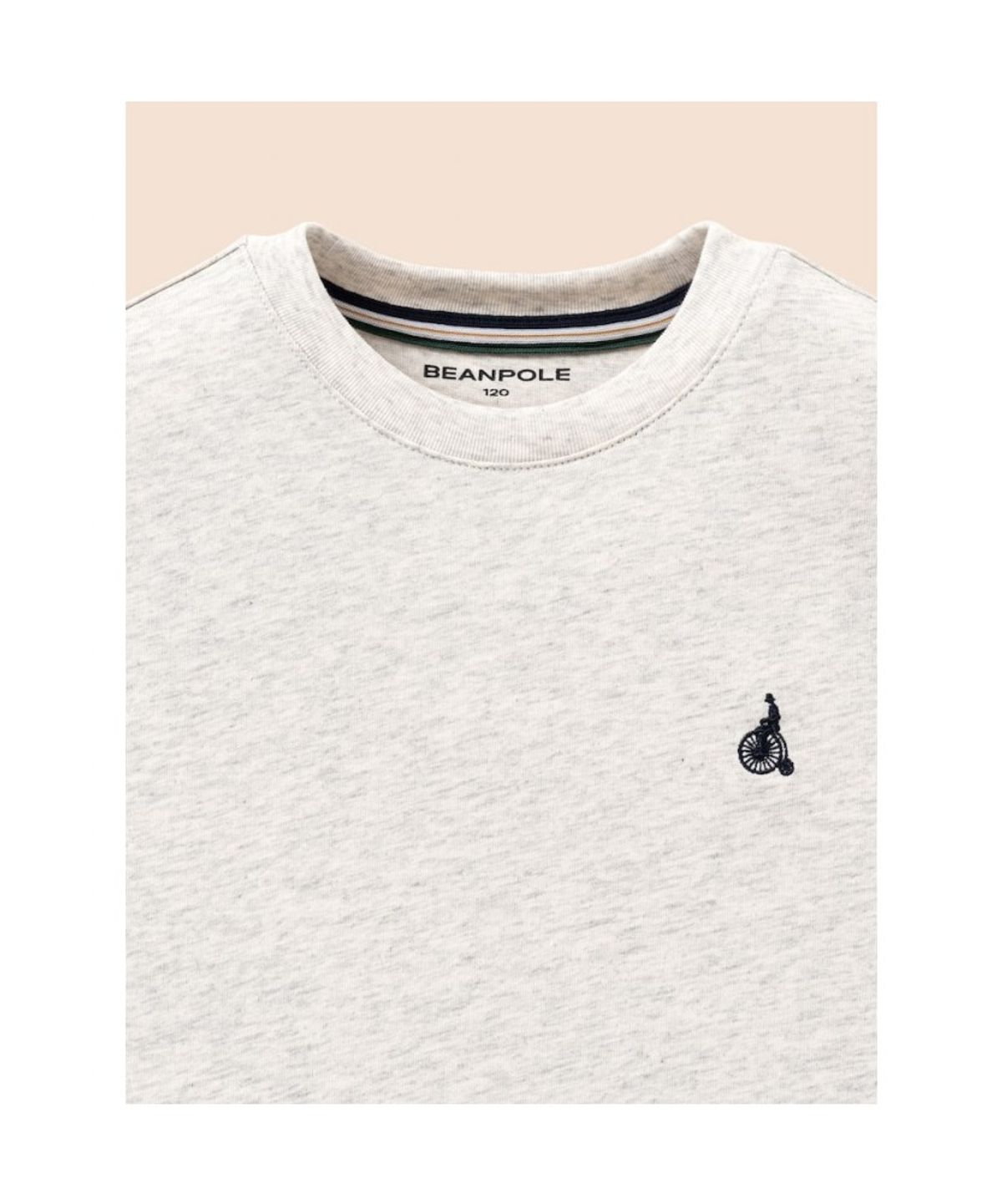 빈폴 키즈(BEANPOLE KIDS) [Essential] 수피마 베이직 반소매 티셔츠  베이지 (BI6742UE1A)