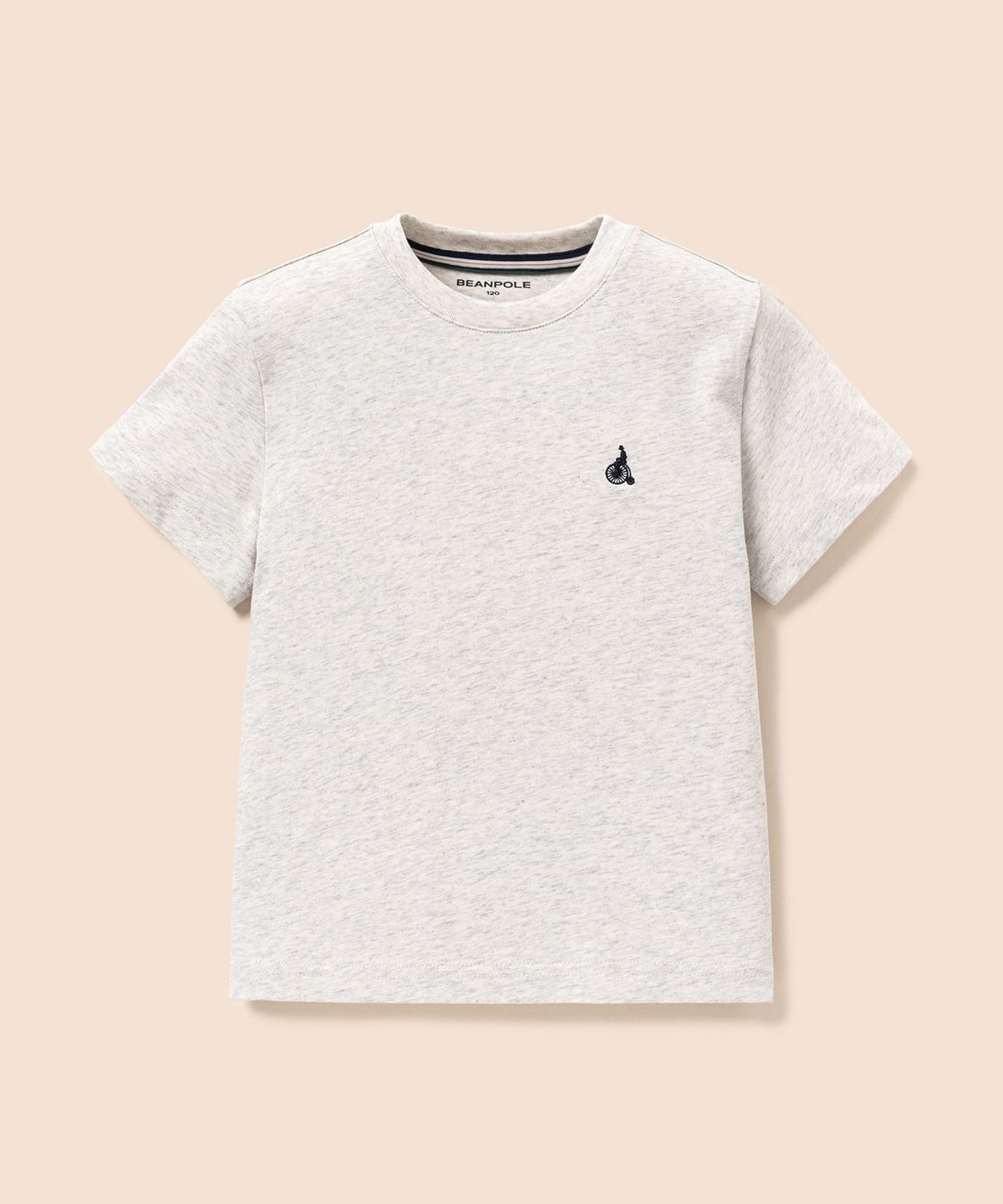 빈폴 키즈(BEANPOLE KIDS) [Essential] 수피마 베이직 반소매 티셔츠  베이지 (BI6742UE1A)