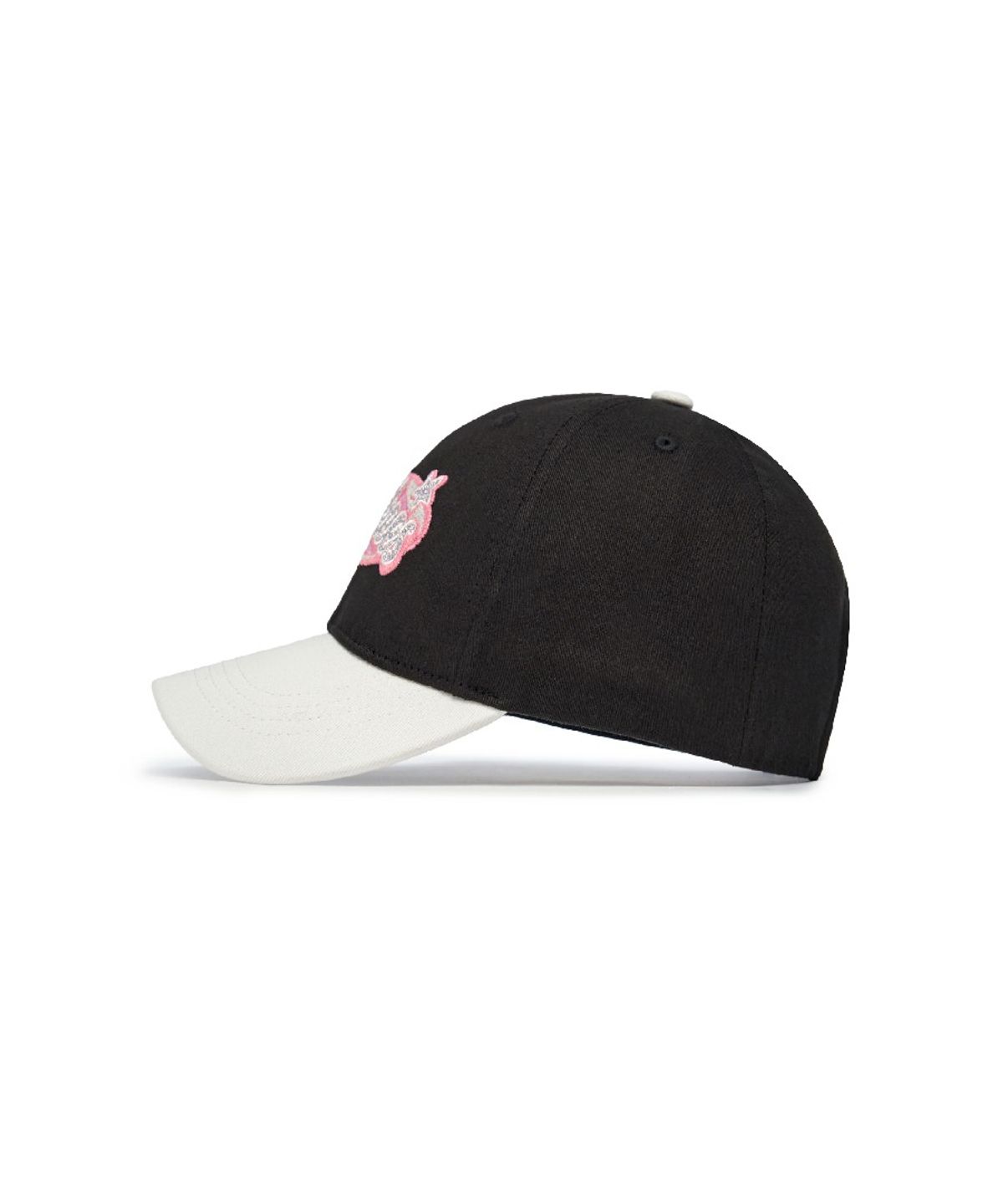 엠엘비 키즈(MLB KIDS) 프리티 스타 여아 배색 볼캡 NY (Black)