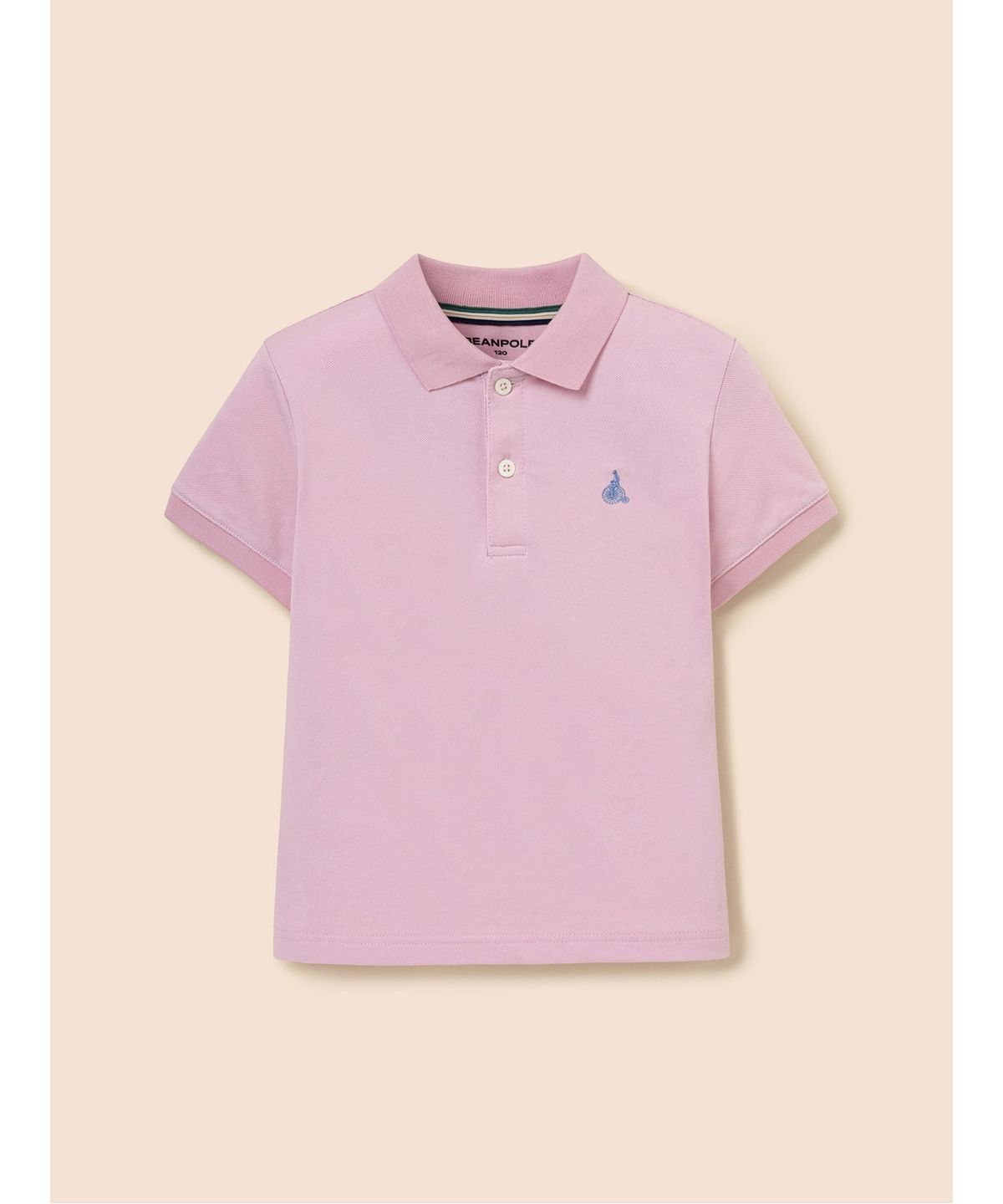 빈폴 키즈(BEANPOLE KIDS) [Essential] 피케 칼라 반소매 티셔츠  라이트 핑크 (BI6742UE3Y)