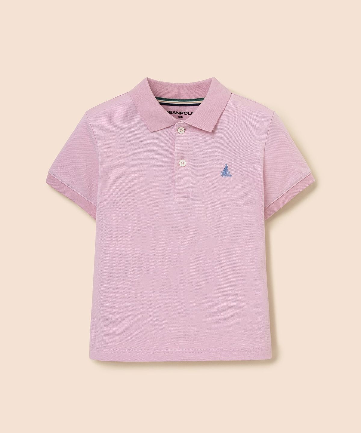 빈폴 키즈(BEANPOLE KIDS) [Essential] 피케 칼라 반소매 티셔츠  라이트 핑크 (BI6742UE3Y)