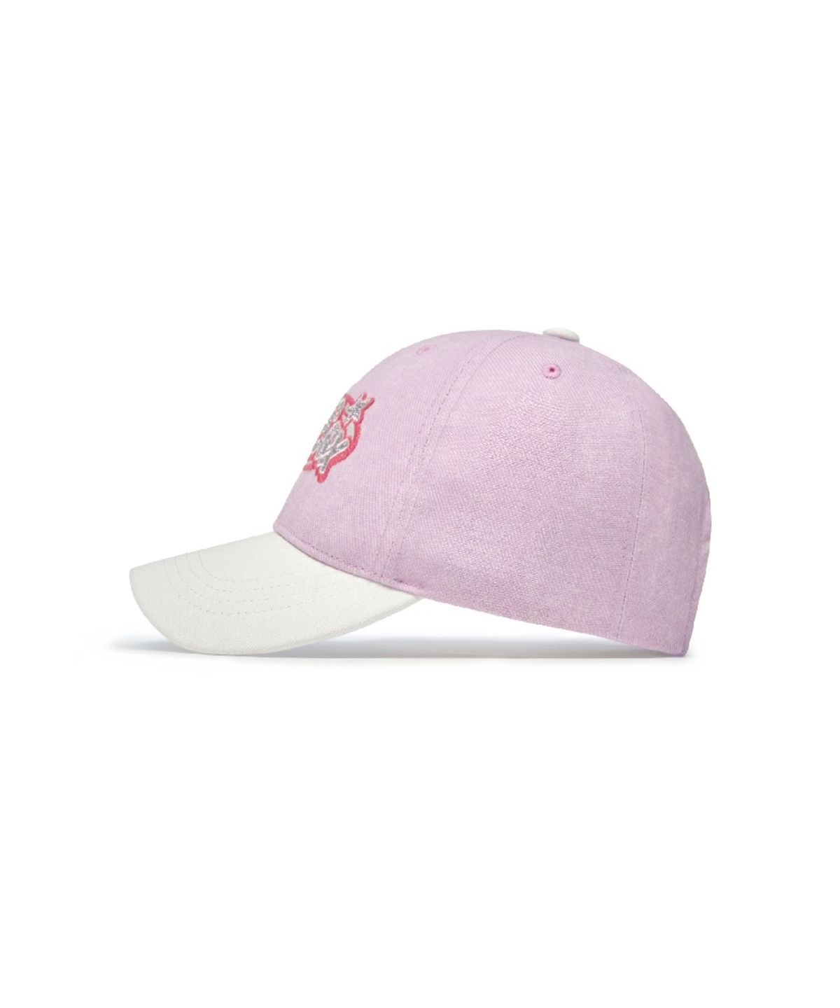 엠엘비 키즈(MLB KIDS) 프리티 스타 여아 배색 볼캡 BOS (Lavender)