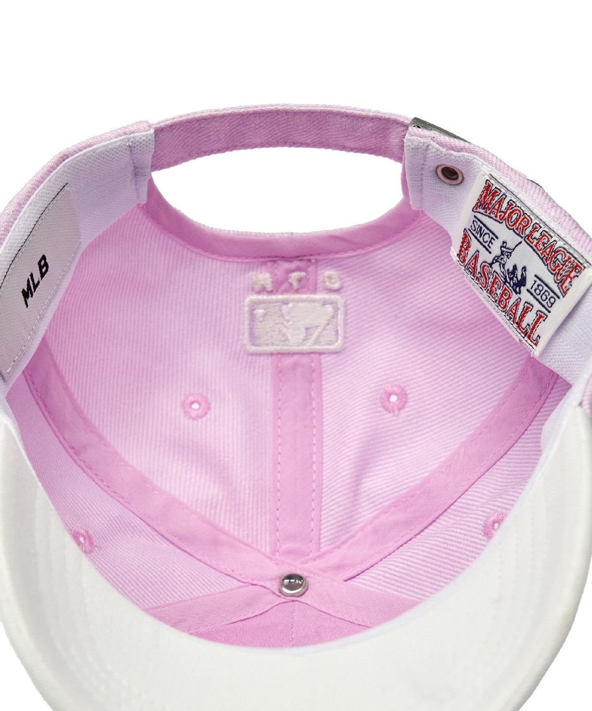 엠엘비 키즈(MLB KIDS) 프리티 스타 여아 배색 볼캡 BOS (Lavender)