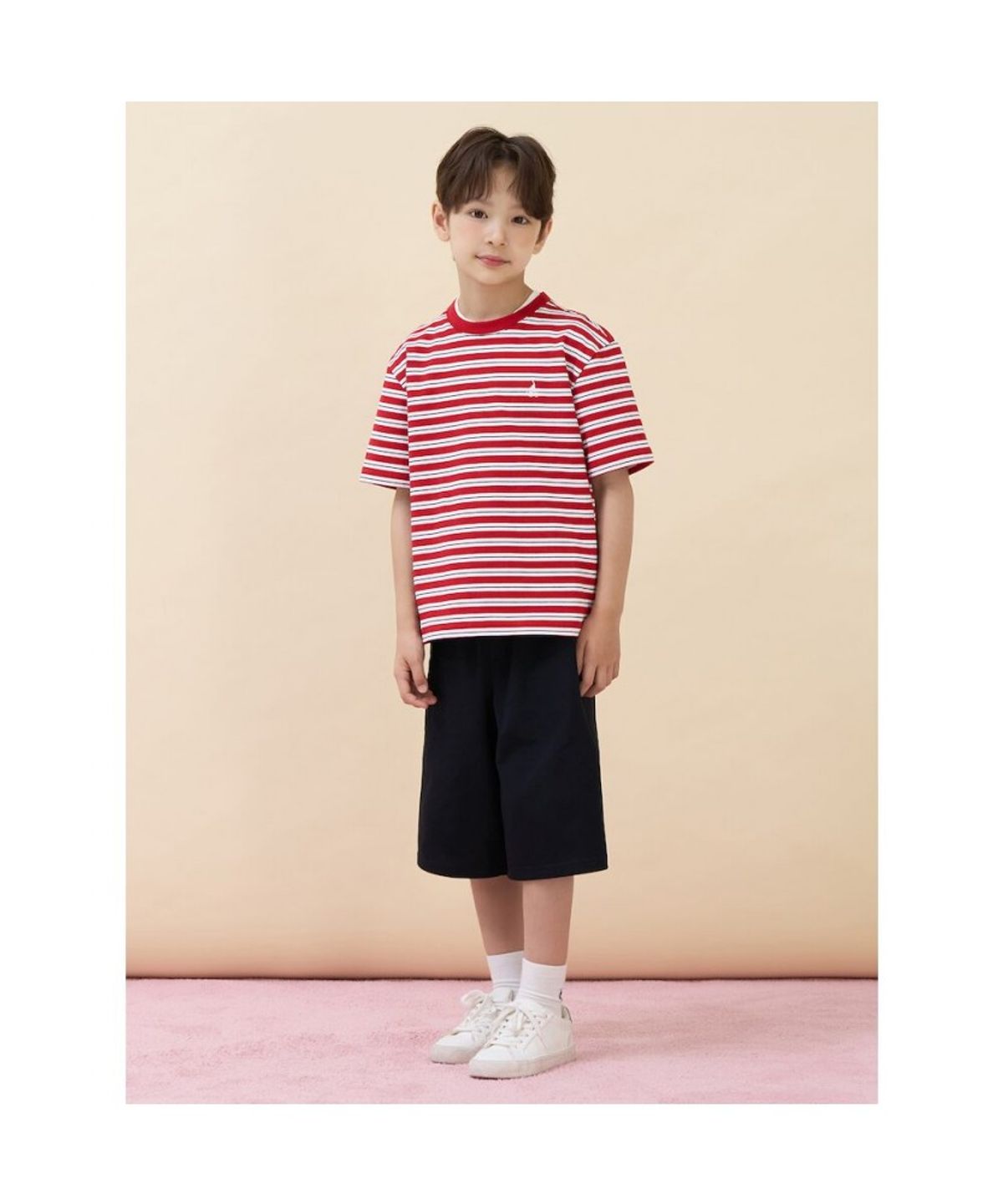 빈폴 키즈(BEANPOLE KIDS) 피케 버뮤다 팬츠  블랙 (BI6725U015)