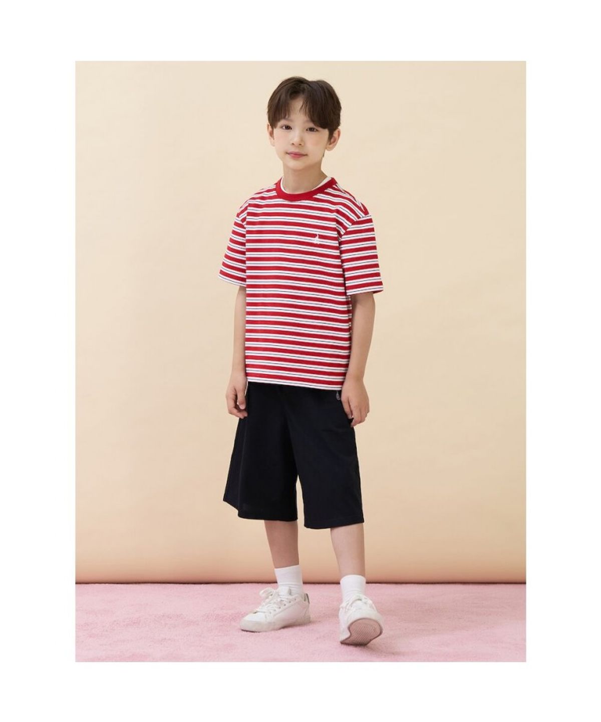 빈폴 키즈(BEANPOLE KIDS) 피케 버뮤다 팬츠  블랙 (BI6725U015)