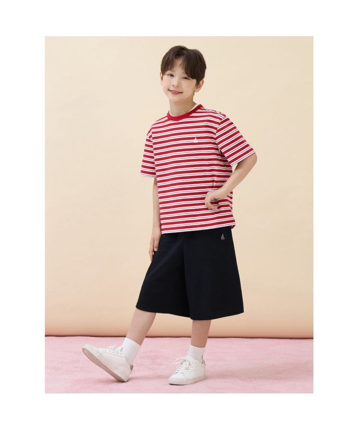 빈폴 키즈(BEANPOLE KIDS) 피케 버뮤다 팬츠  블랙 (BI6725U015)