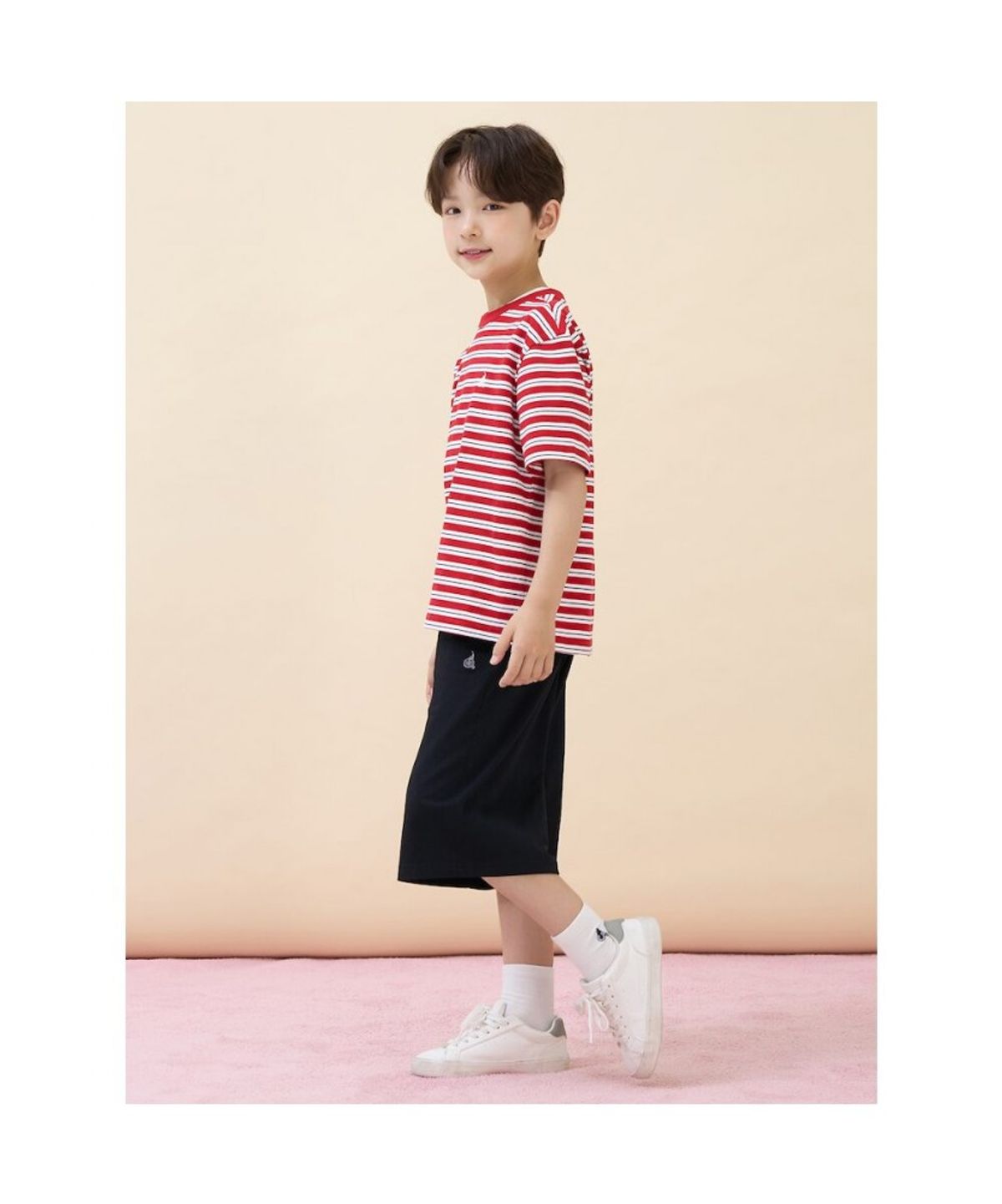 빈폴 키즈(BEANPOLE KIDS) 피케 버뮤다 팬츠  블랙 (BI6725U015)