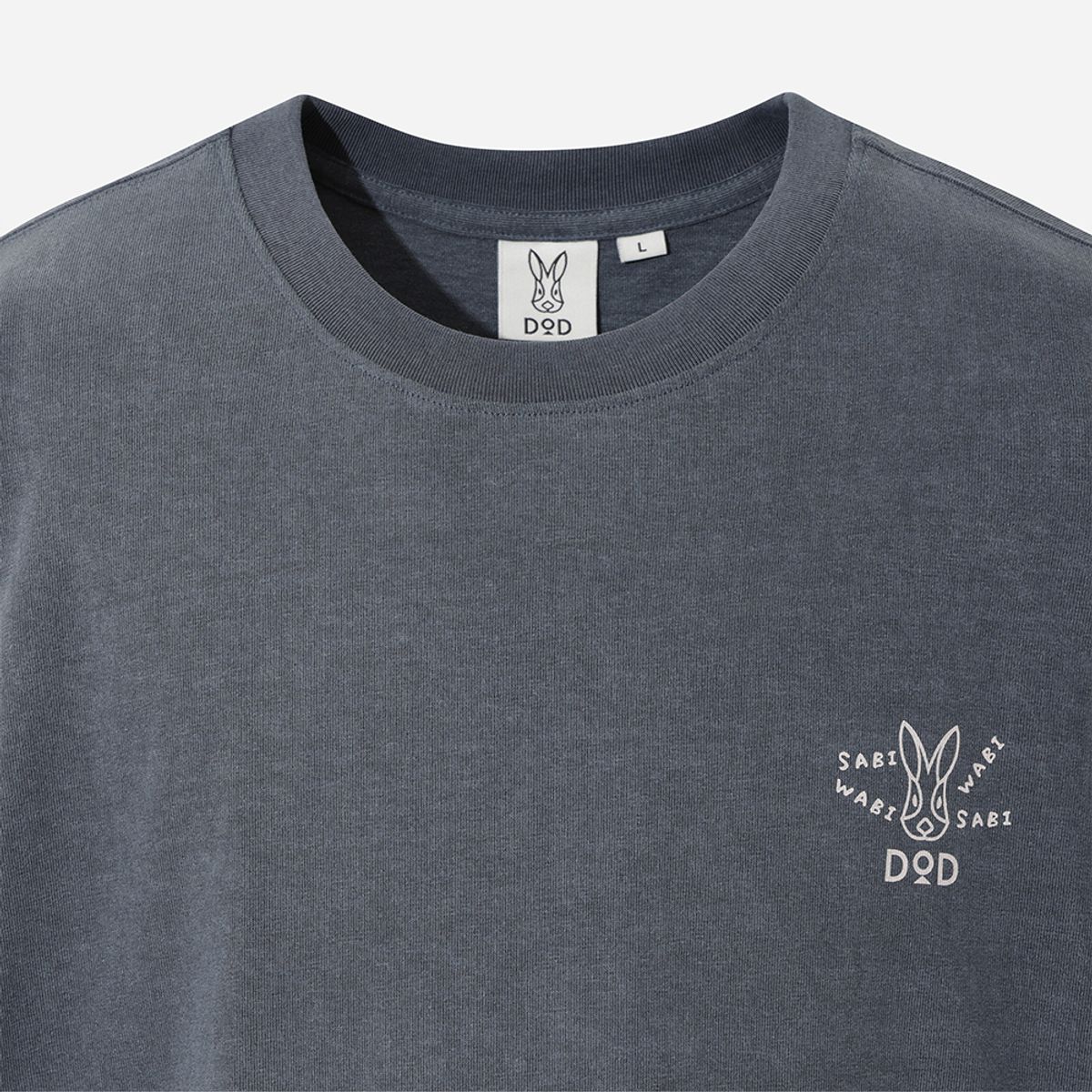 디오디(DOD) 래빗 워싱 반팔 티셔츠(NAVY)