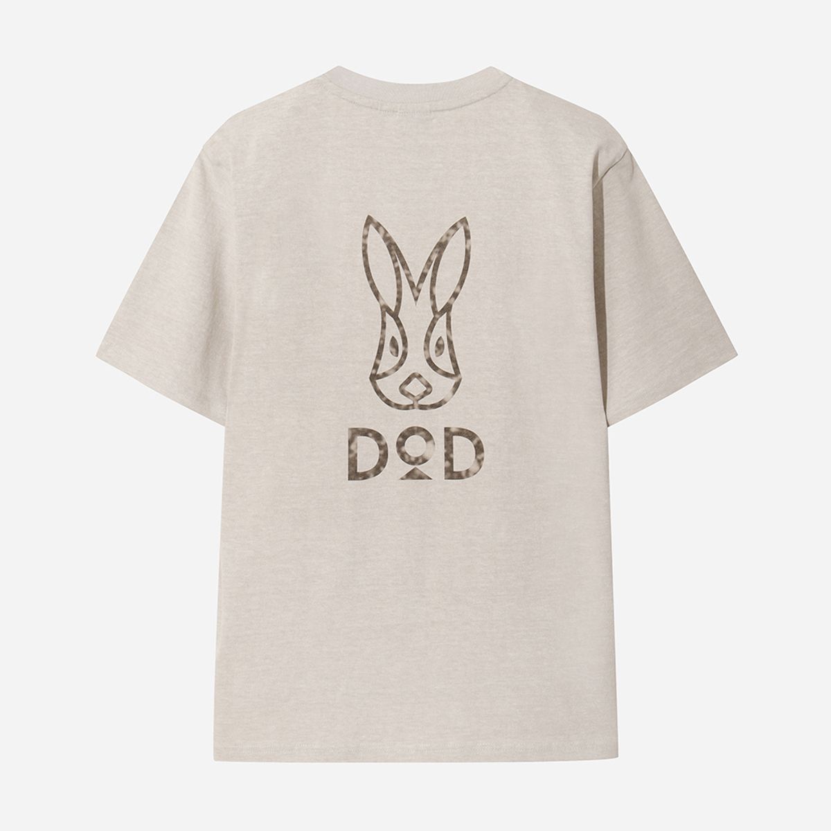 디오디(DOD) 래빗 워싱 반팔 티셔츠(BEIGE)