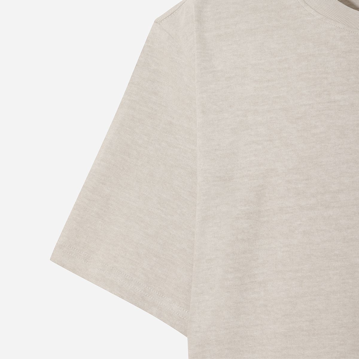디오디(DOD) 래빗 워싱 반팔 티셔츠(BEIGE)
