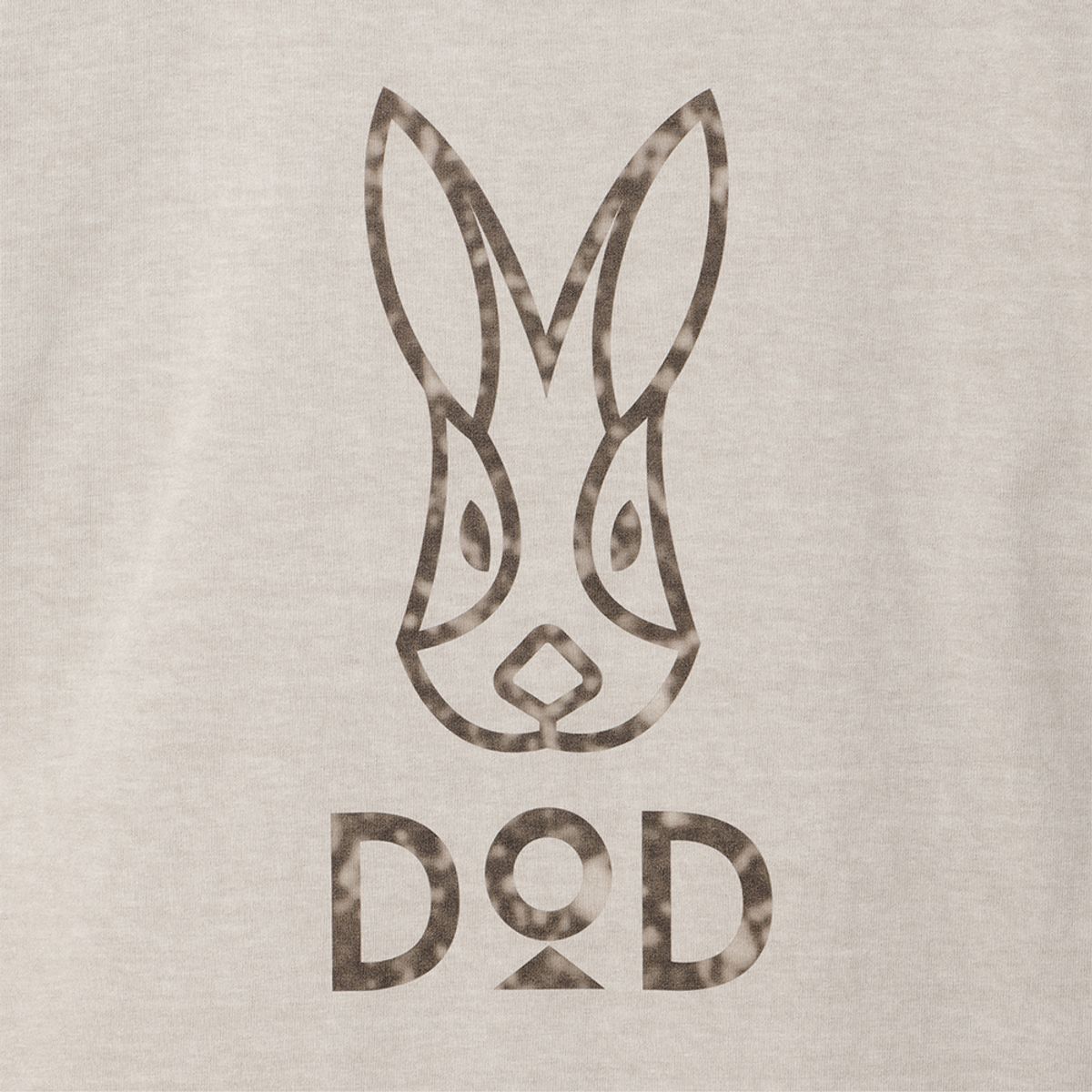 디오디(DOD) 래빗 워싱 반팔 티셔츠(BEIGE)