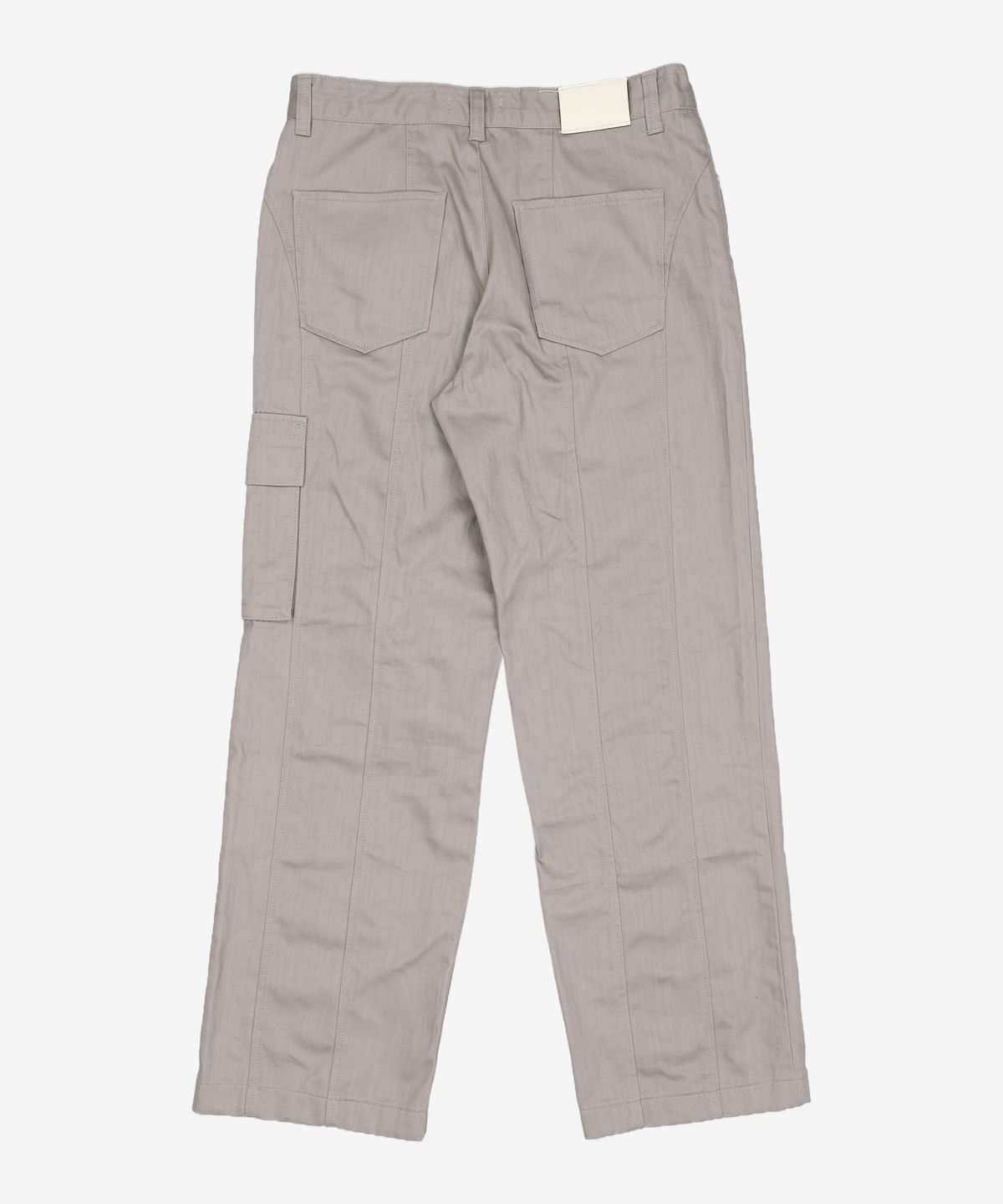 애드오프(ADDOFF) ONE POCKET IRVING WIDE CARGO PANTS GREY 50