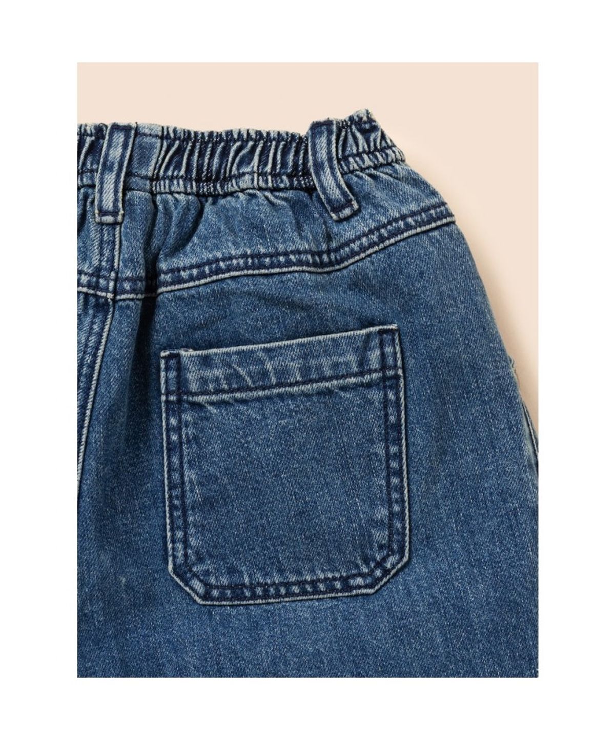 빈폴 키즈(BEANPOLE KIDS) 데님 반바지  네이비 (BI6725U91R)