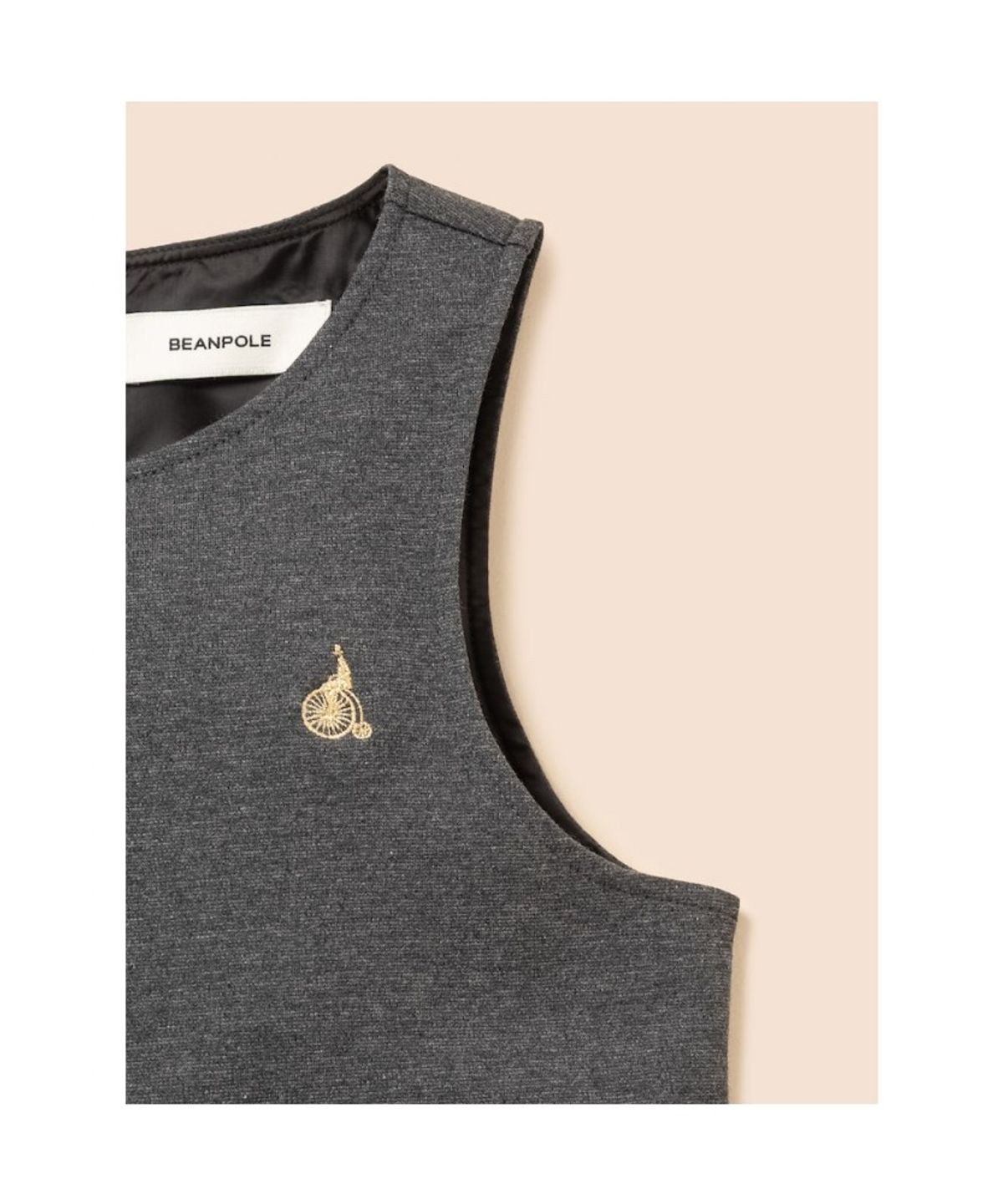 빈폴 키즈(BEANPOLE KIDS) 클래식 베스트형 저지 원피스  애쉬 (BI6771G024)