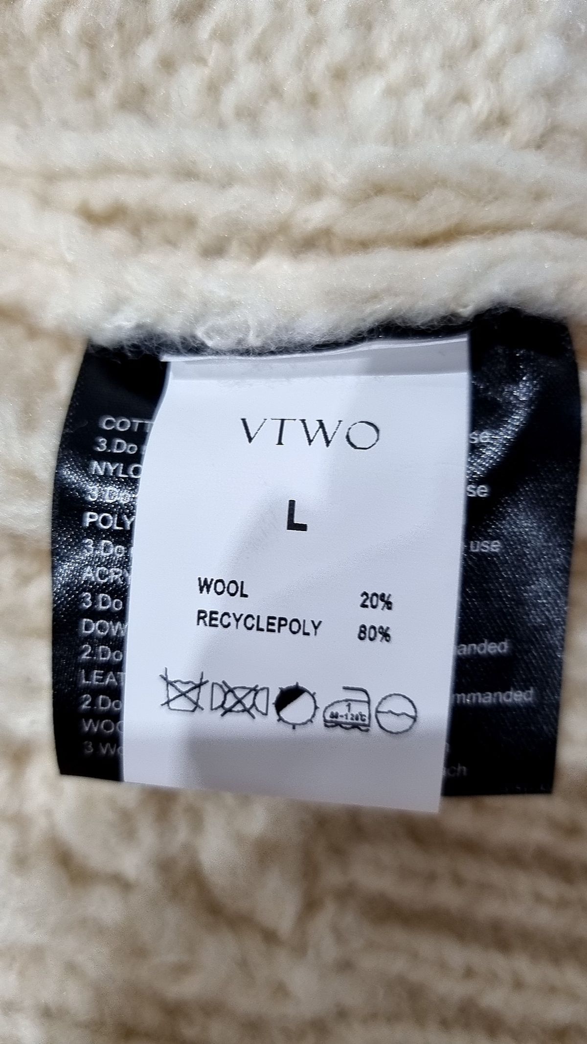 브이투(VTWO) 후드 집업 L