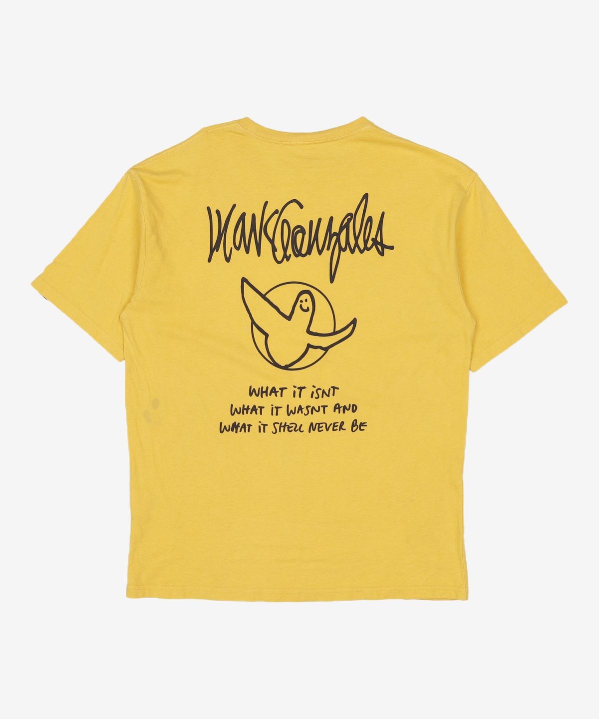 와키윌리(WACKY WILLY) ANGEL GRAPHIC T-SHIRTS YELLOW 100