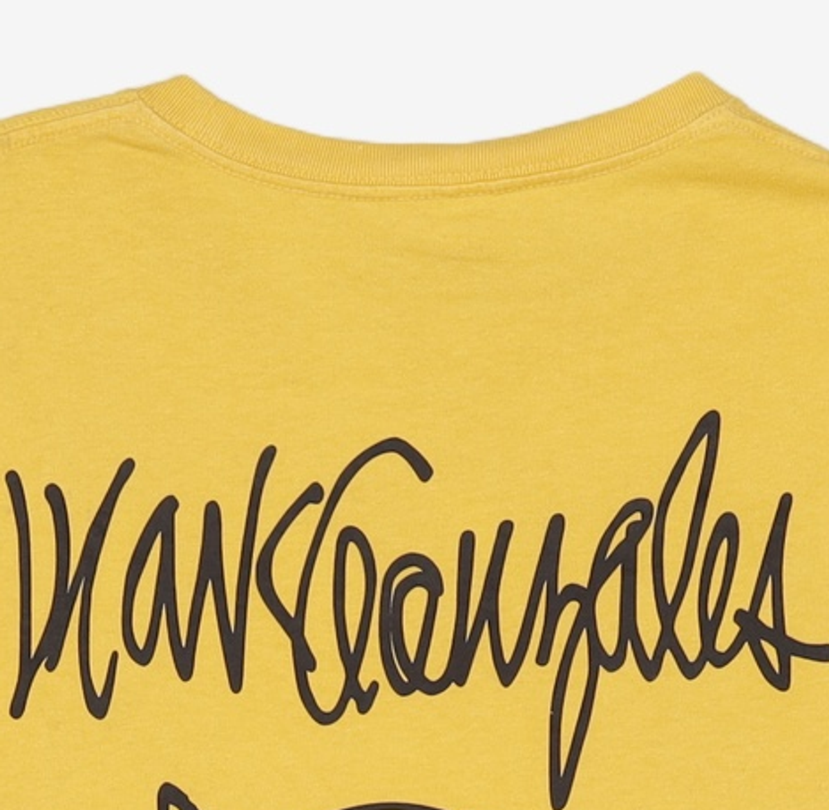 와키윌리(WACKY WILLY) ANGEL GRAPHIC T-SHIRTS YELLOW 100