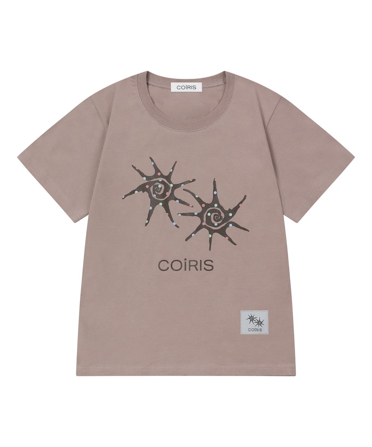 코이리스(COIRIS) 두아 도트 컬러 로고 반팔 티 (3컬러)