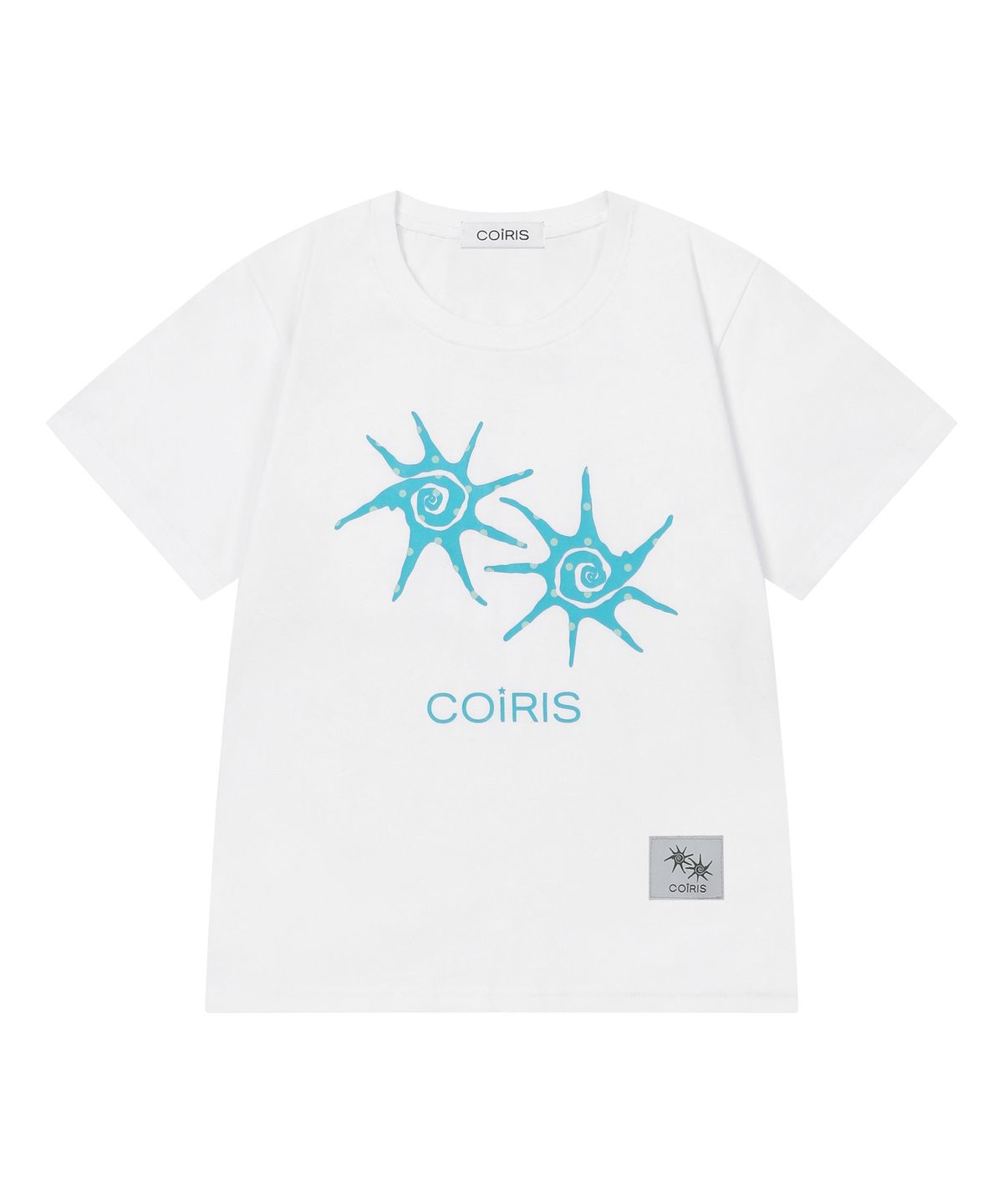 코이리스(COIRIS) 두아 도트 컬러 로고 반팔 티 (3컬러)